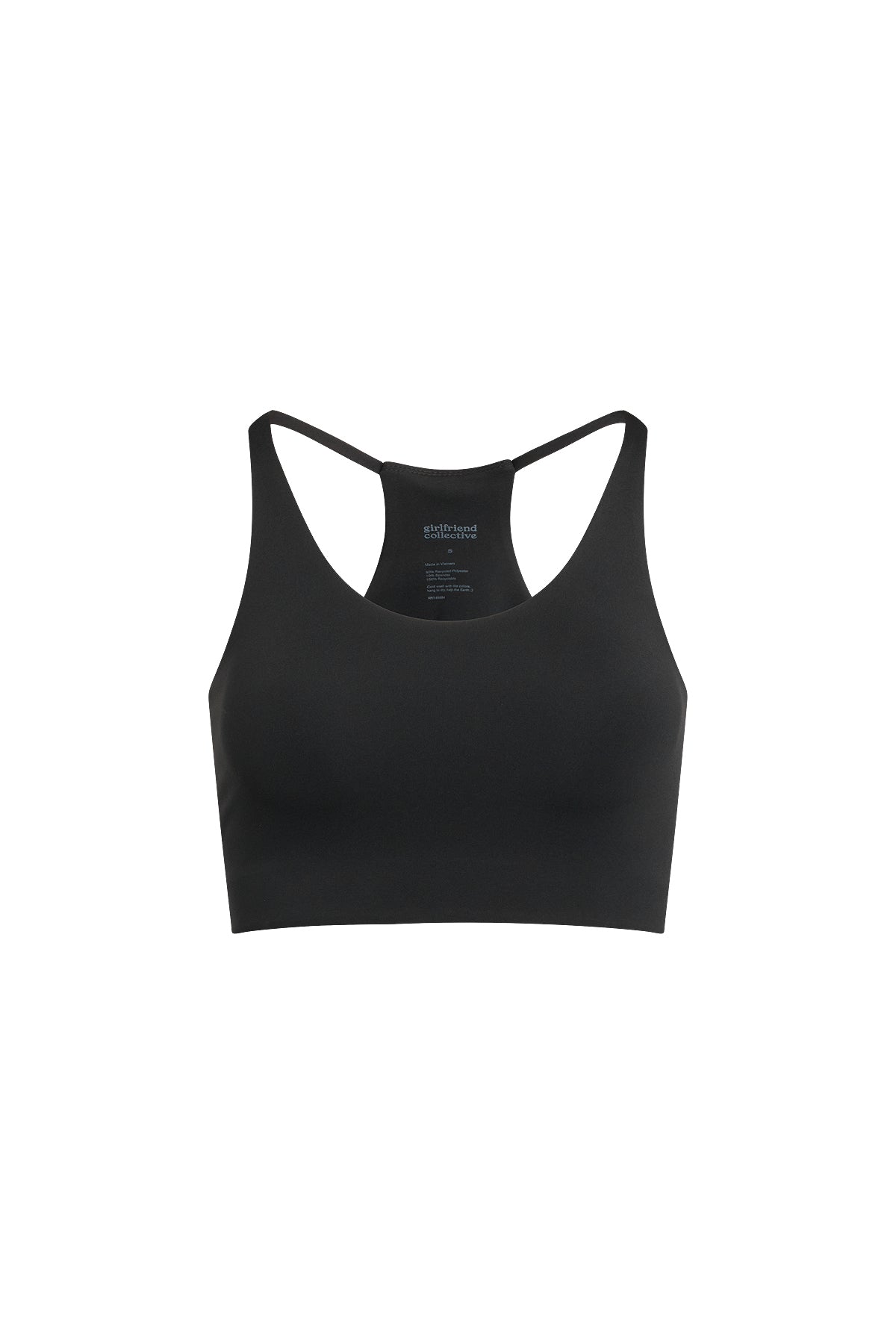 Float Cleo Halter Bra, Black