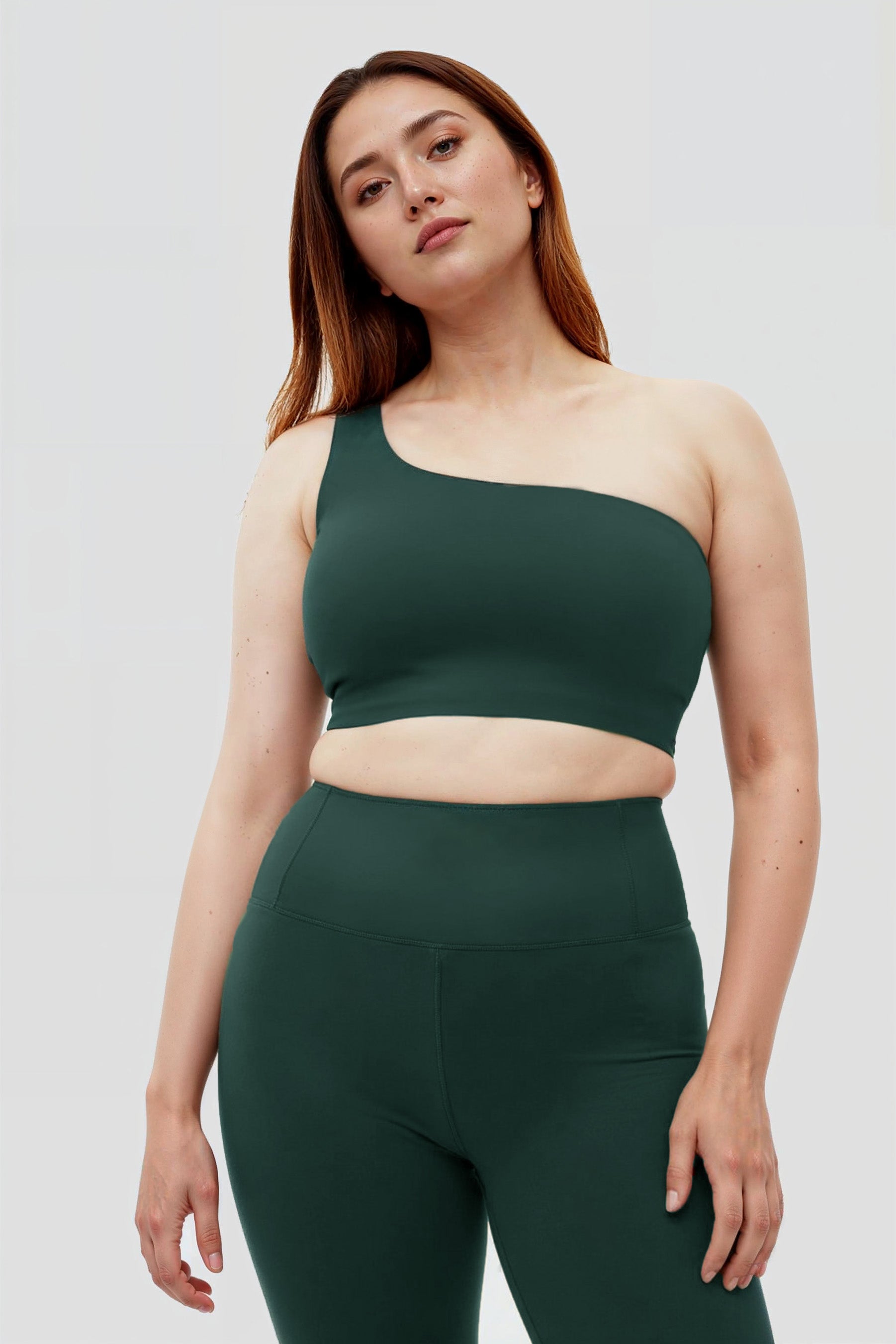 Bianca Bra, One Shoulder, Moss