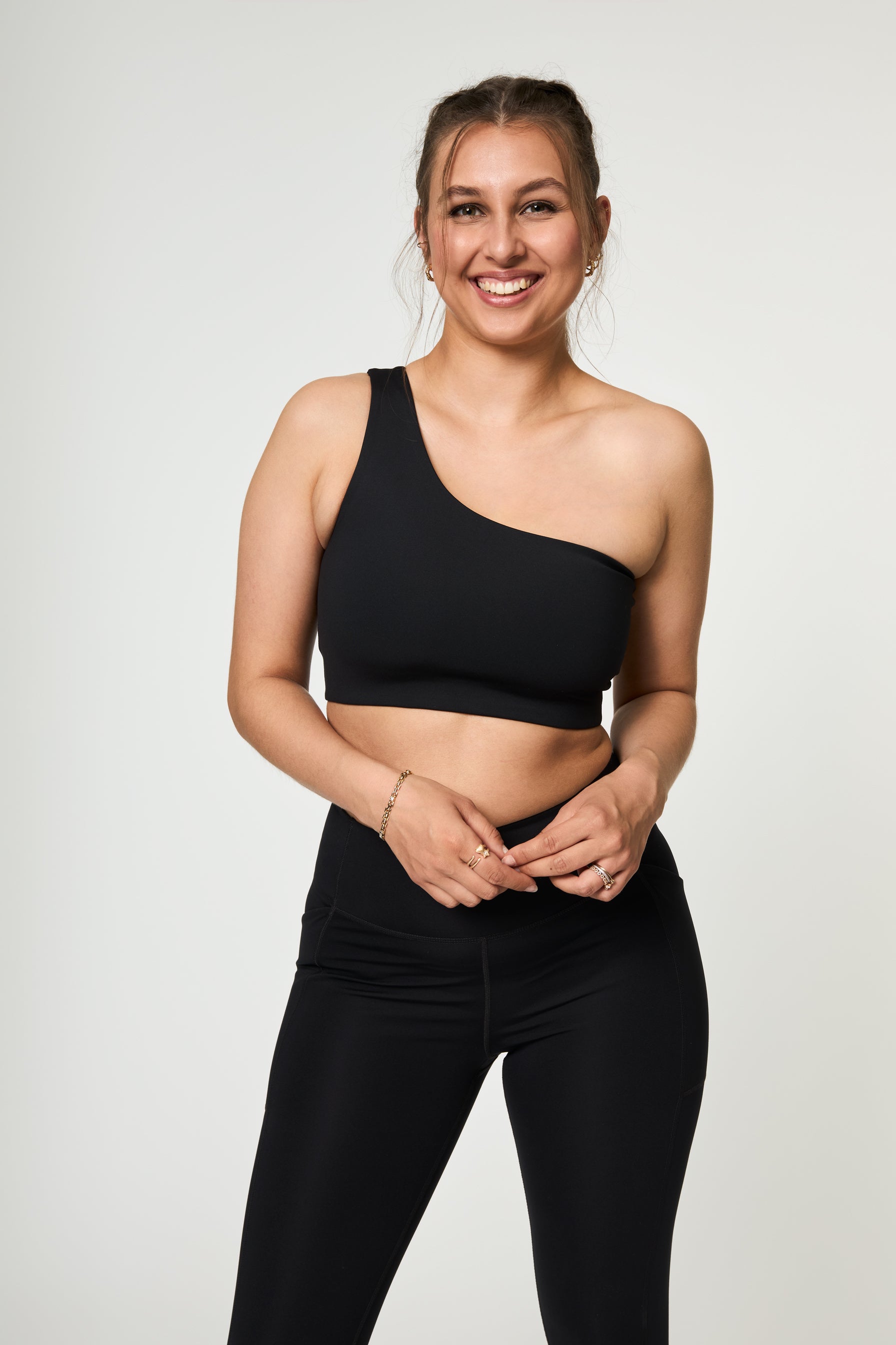 Bianca Bra, One Shoulder, Black