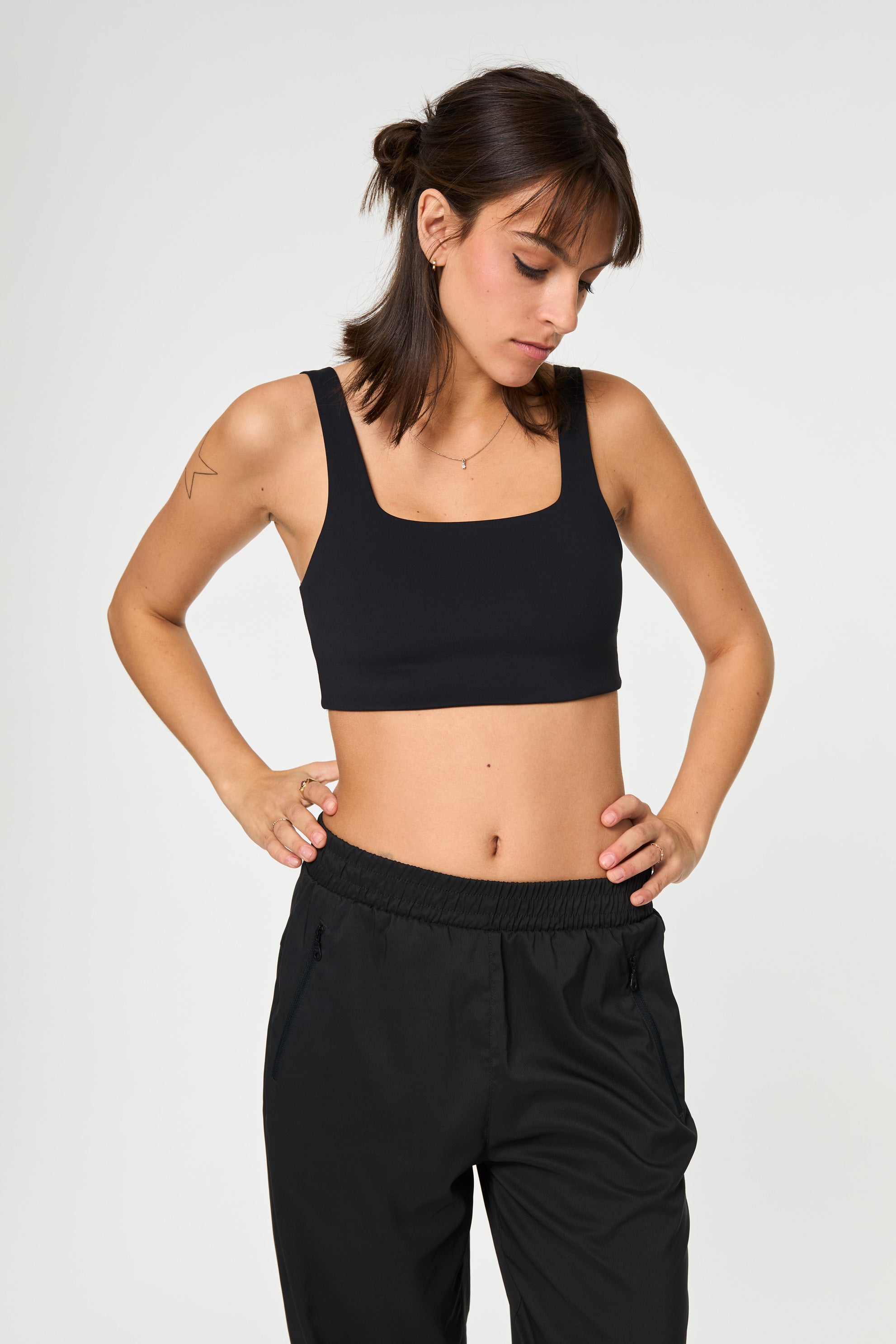Tommy Bra, Square-Neck, Black