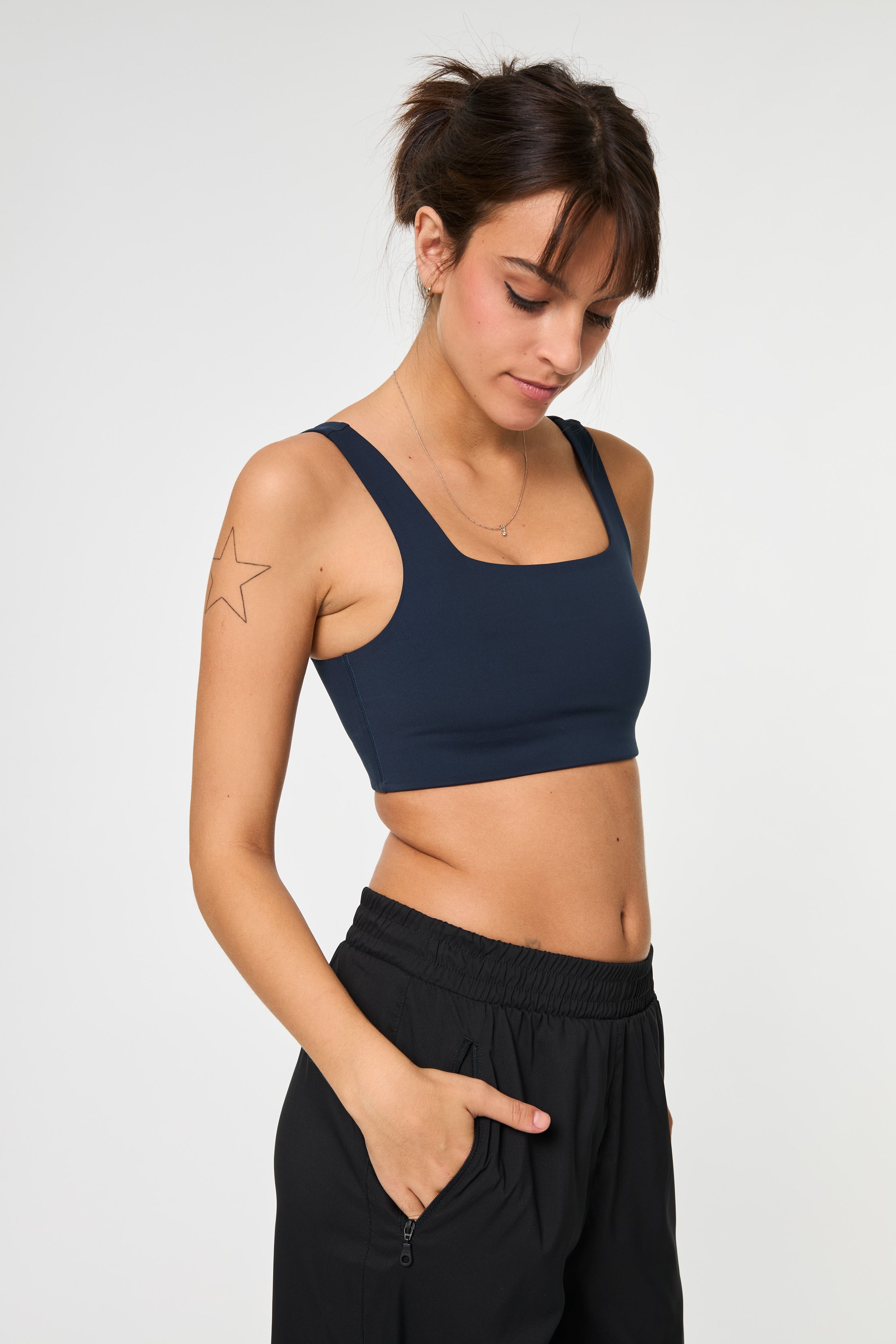 Tommy Bra, Square-Neck, Midnight