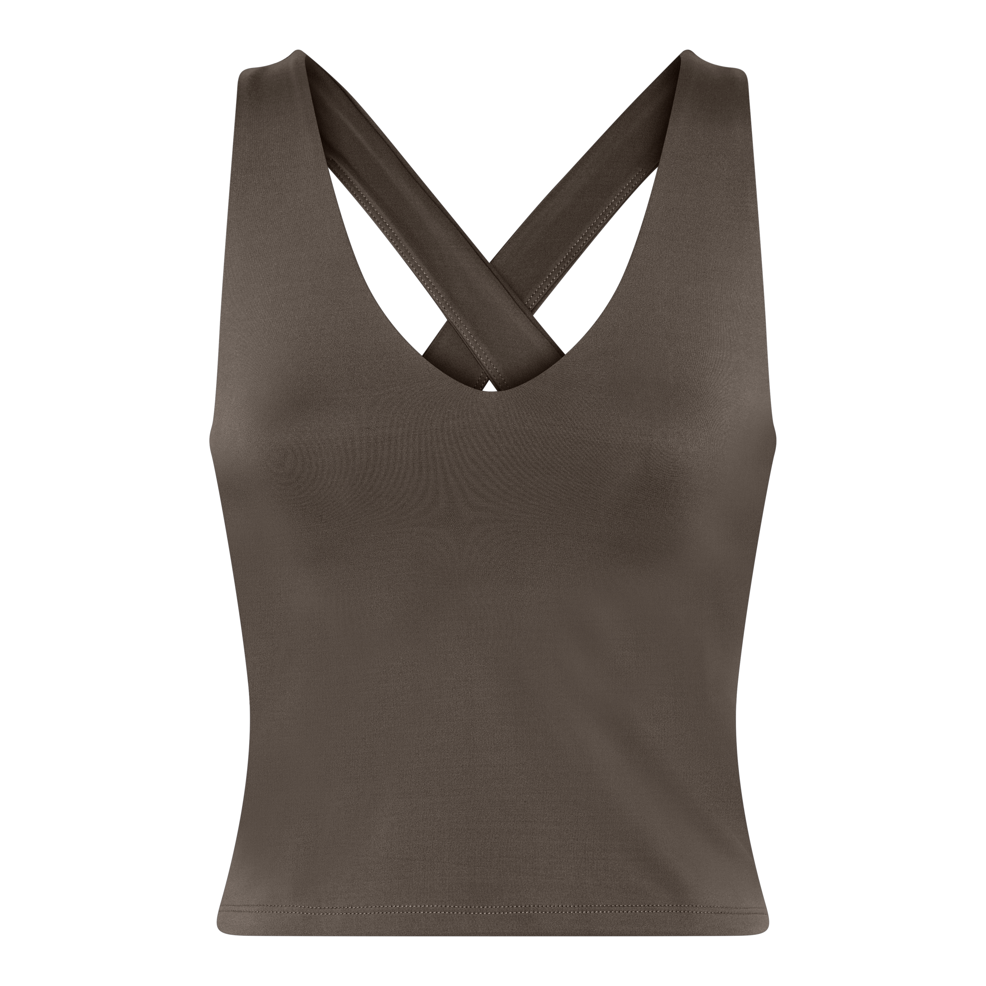 Float Zoe Tank, Cross-Back, Mink