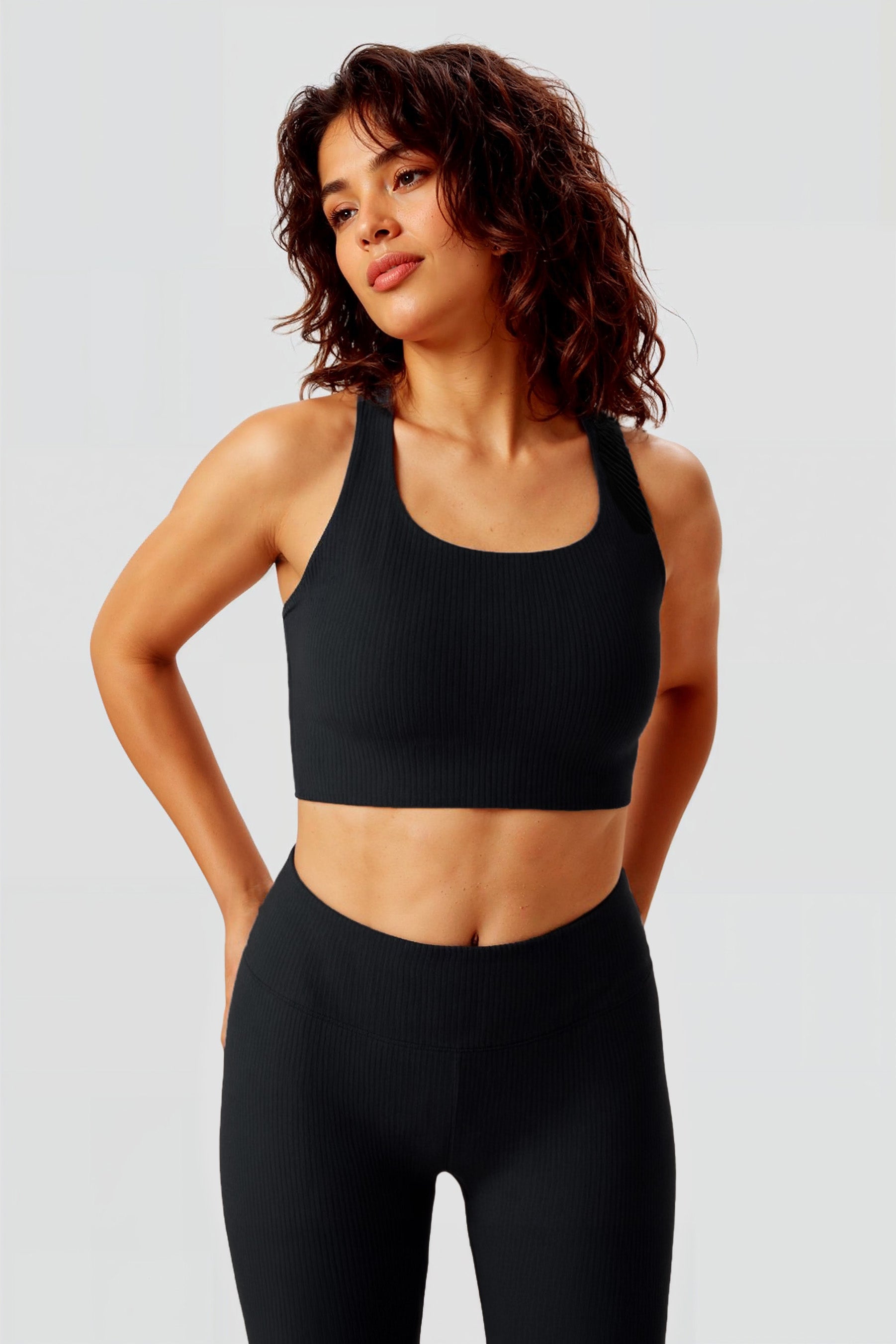 Rib Paloma Bra, Black
