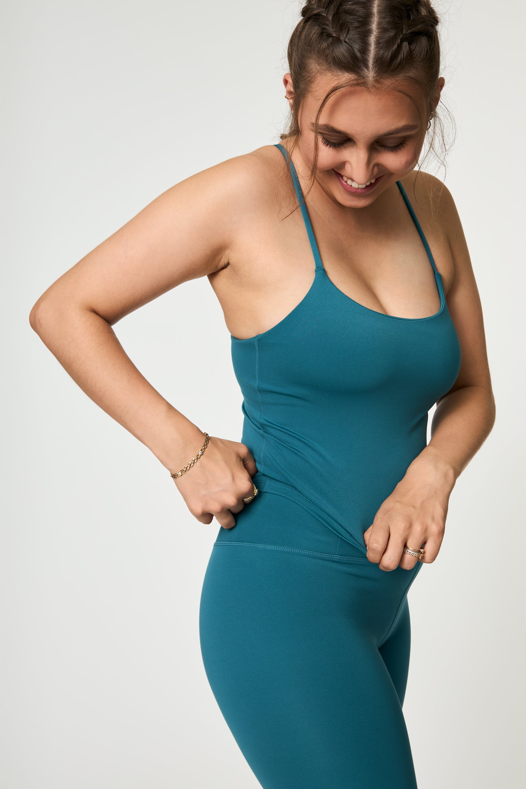 Float Willa Strappy Tank, Dark Ixia