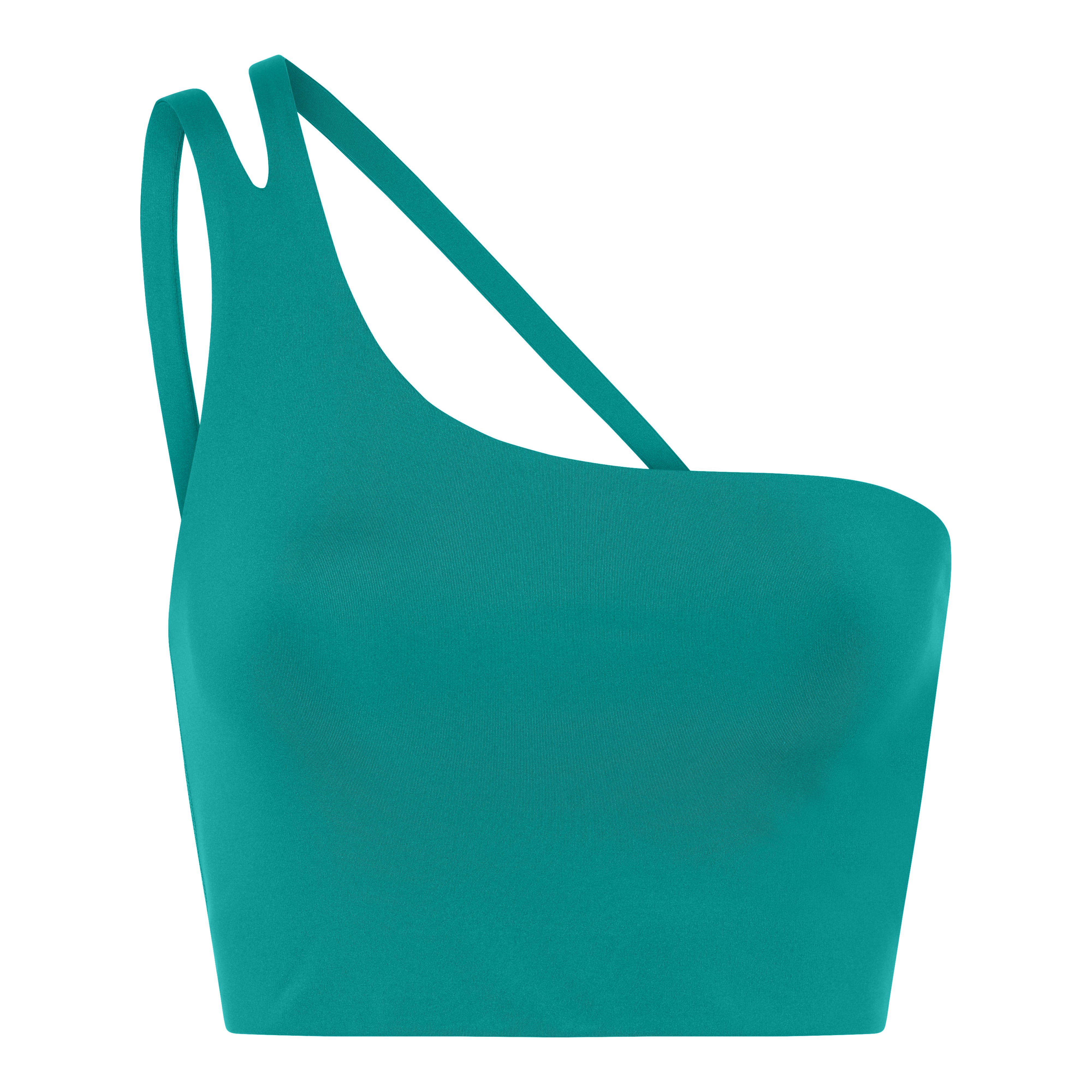 Uma One Shoulder Bra, Peacock