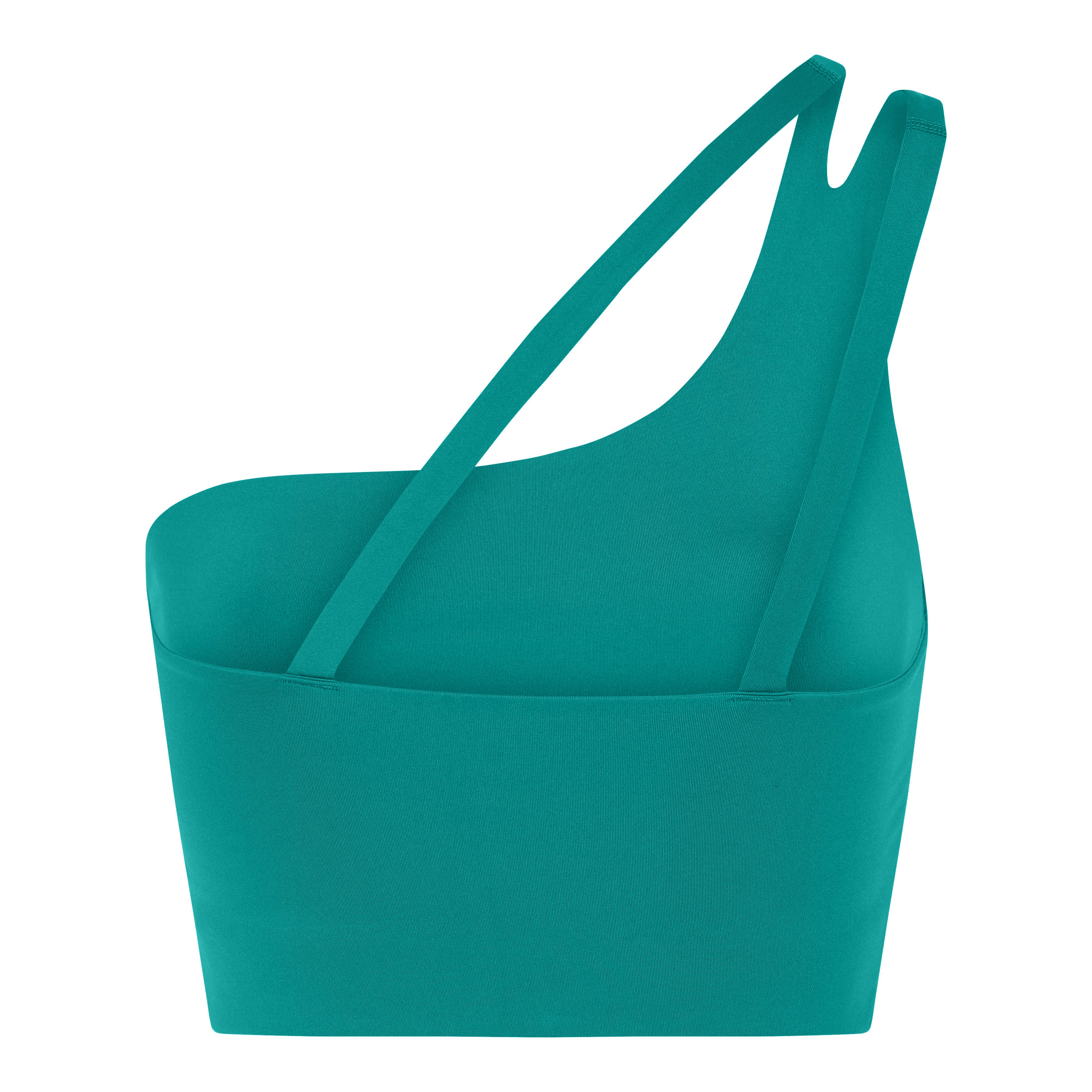 Uma One Shoulder Bra, Peacock