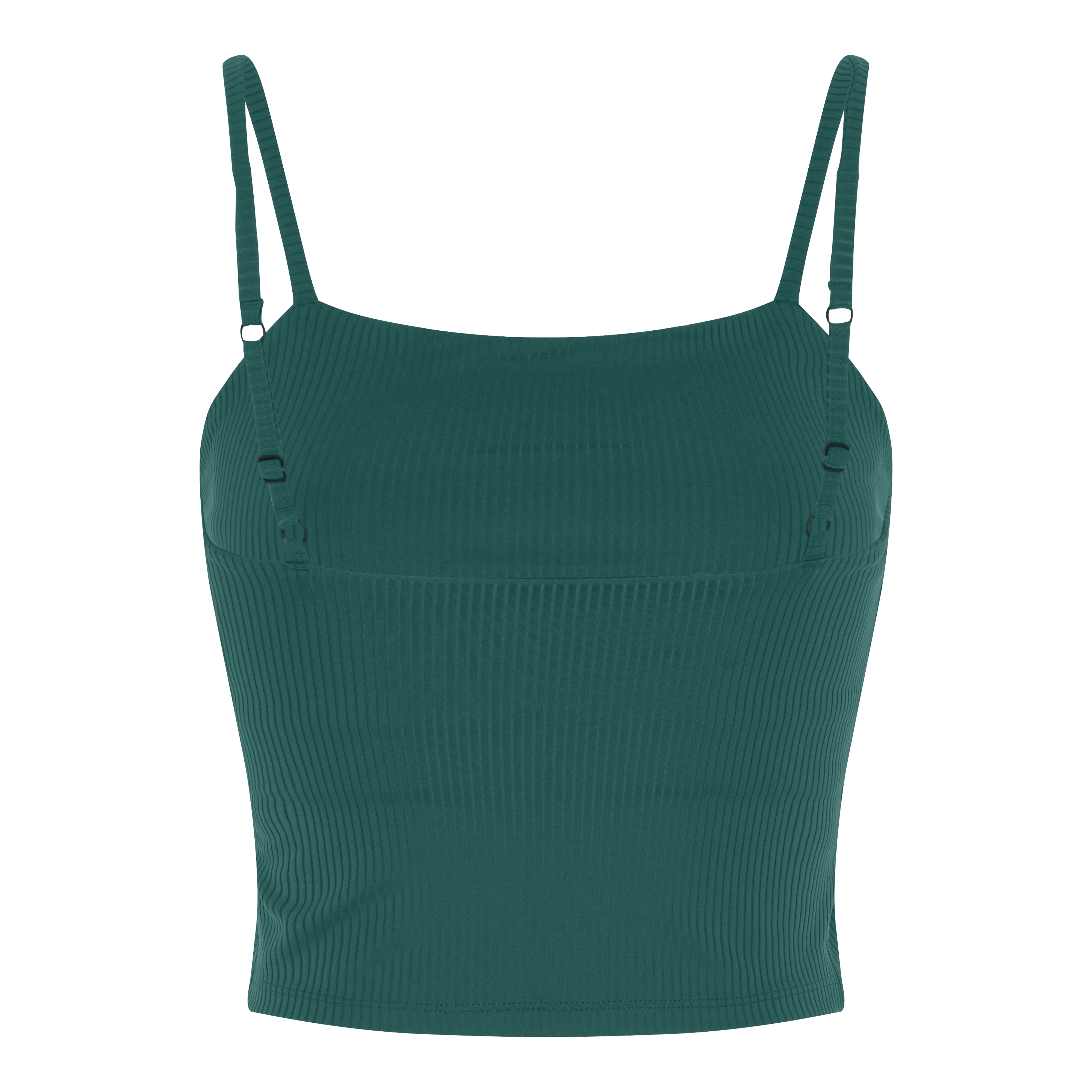 Rib Cami Top, Rain Forest