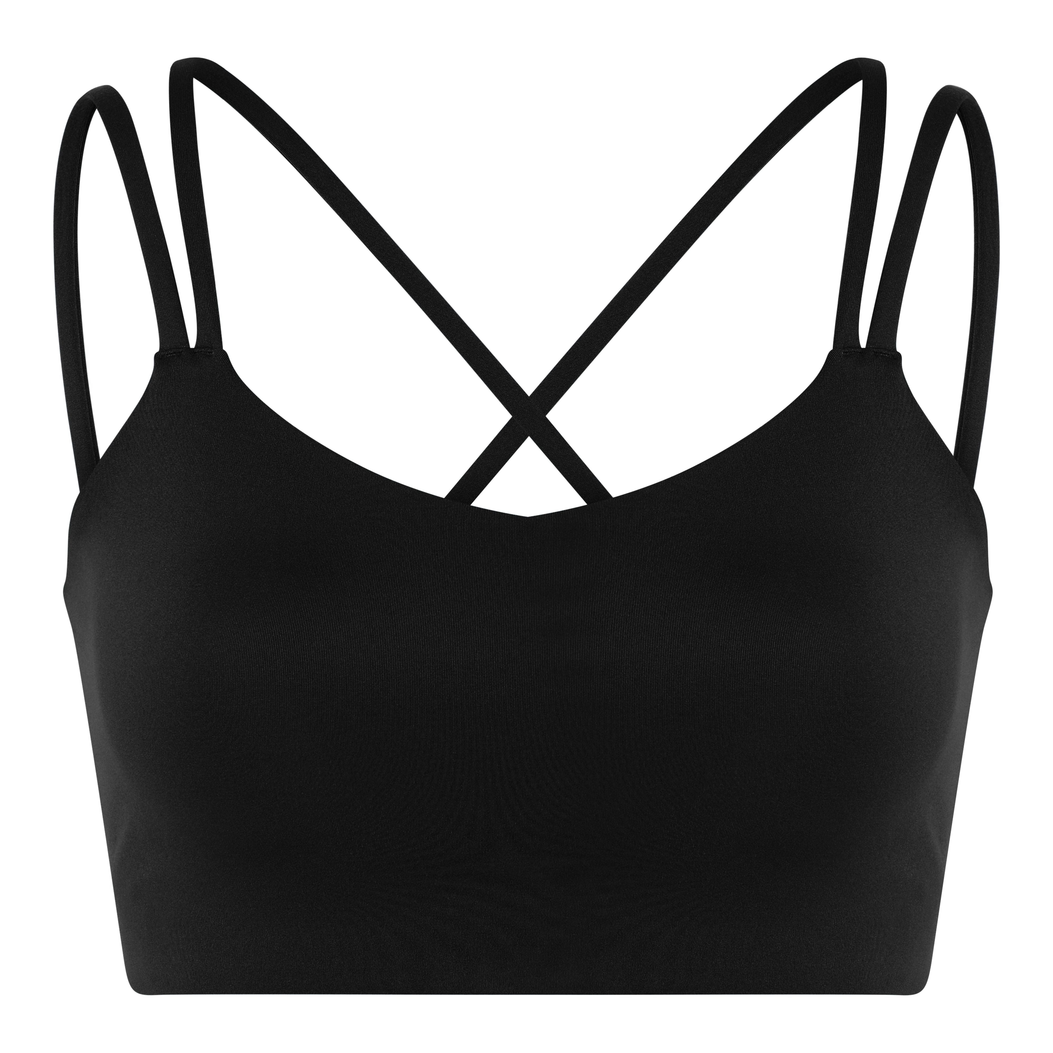 Float Noah Strappy Bra, Black