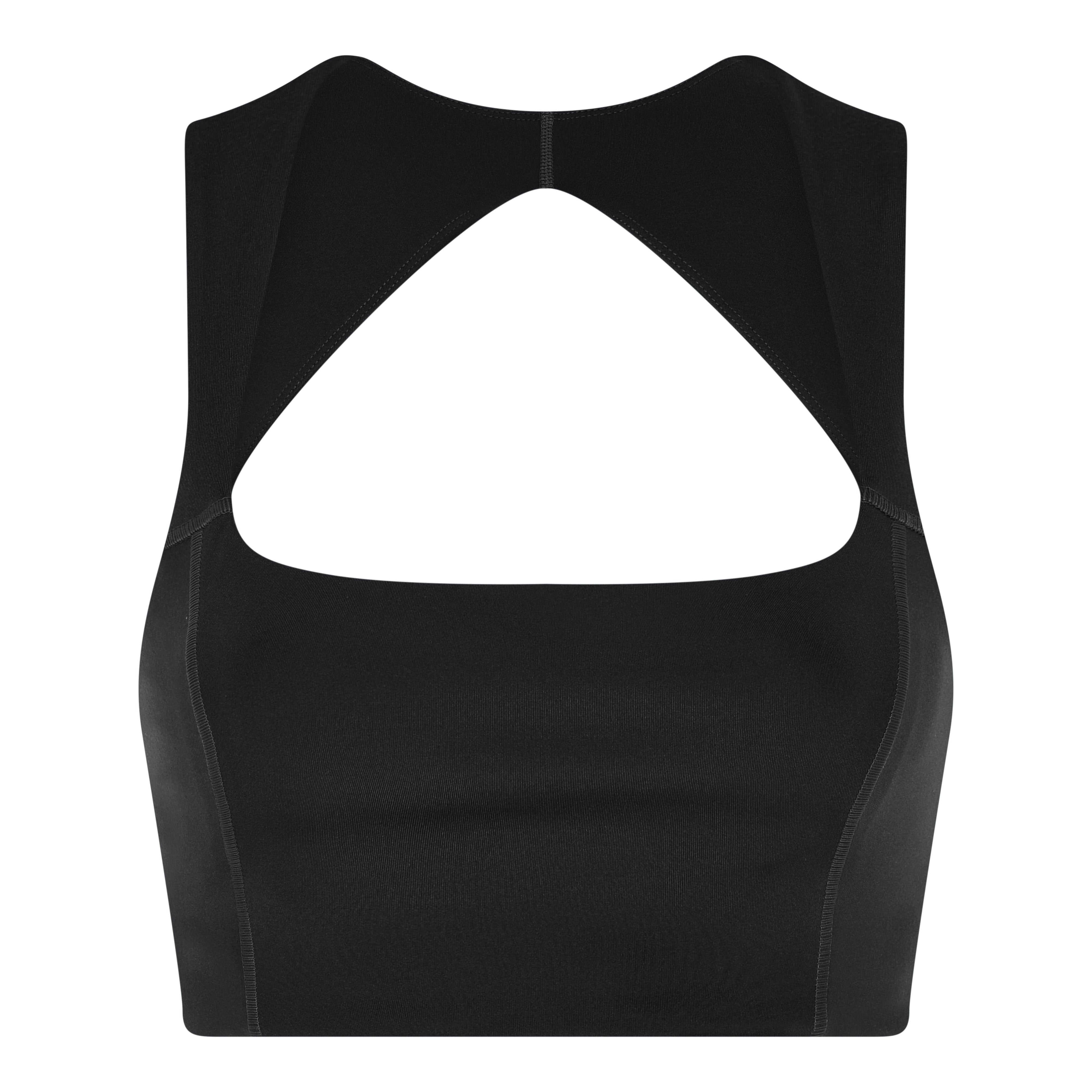 Natalie Seamed Bra, Black