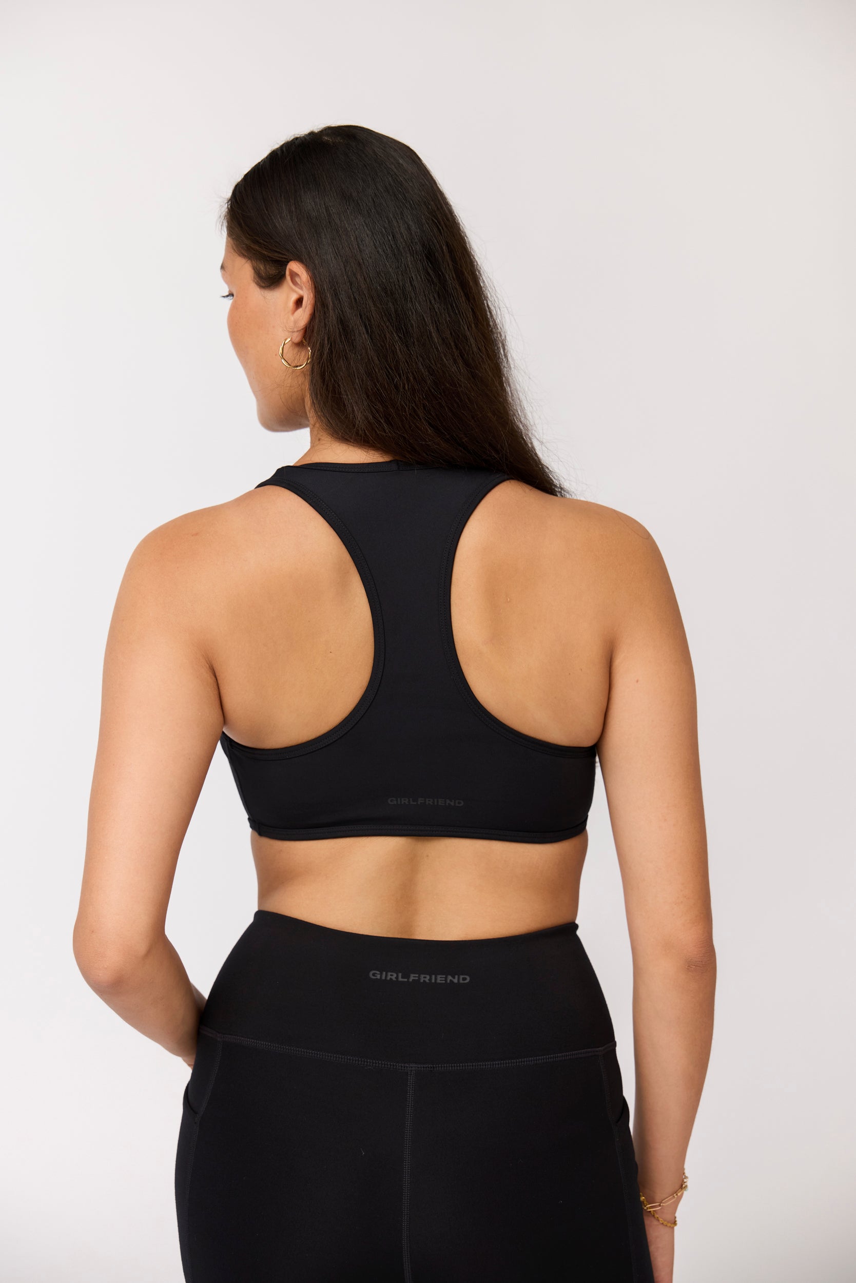 Connie Curved Bra, Black