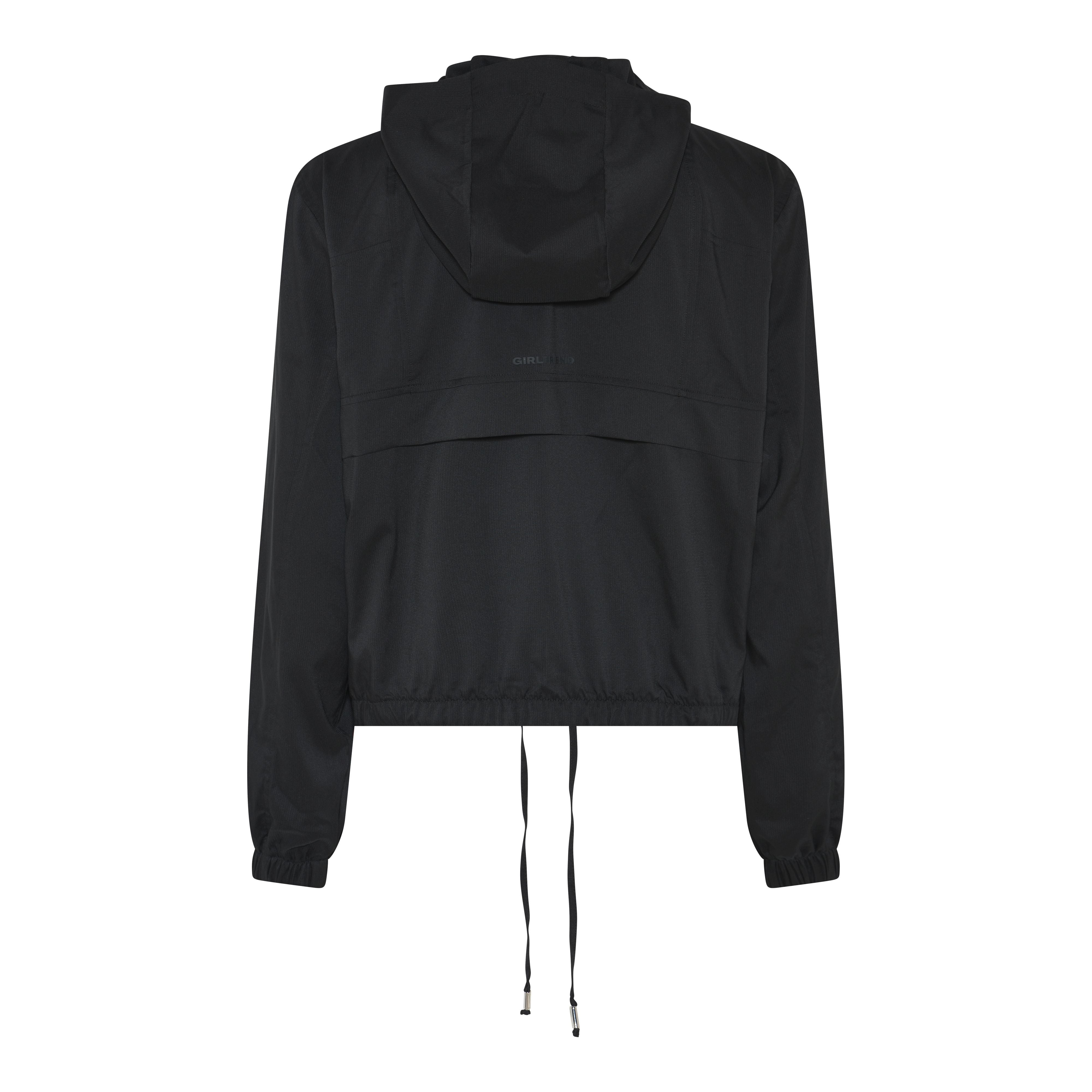 Allie Hoodie Windbreaker, Black