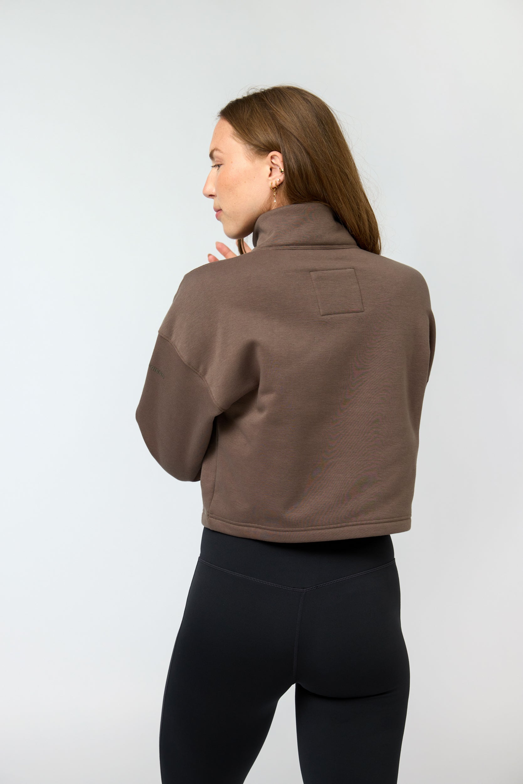Vega Half Zip Sweatshirt, Mink