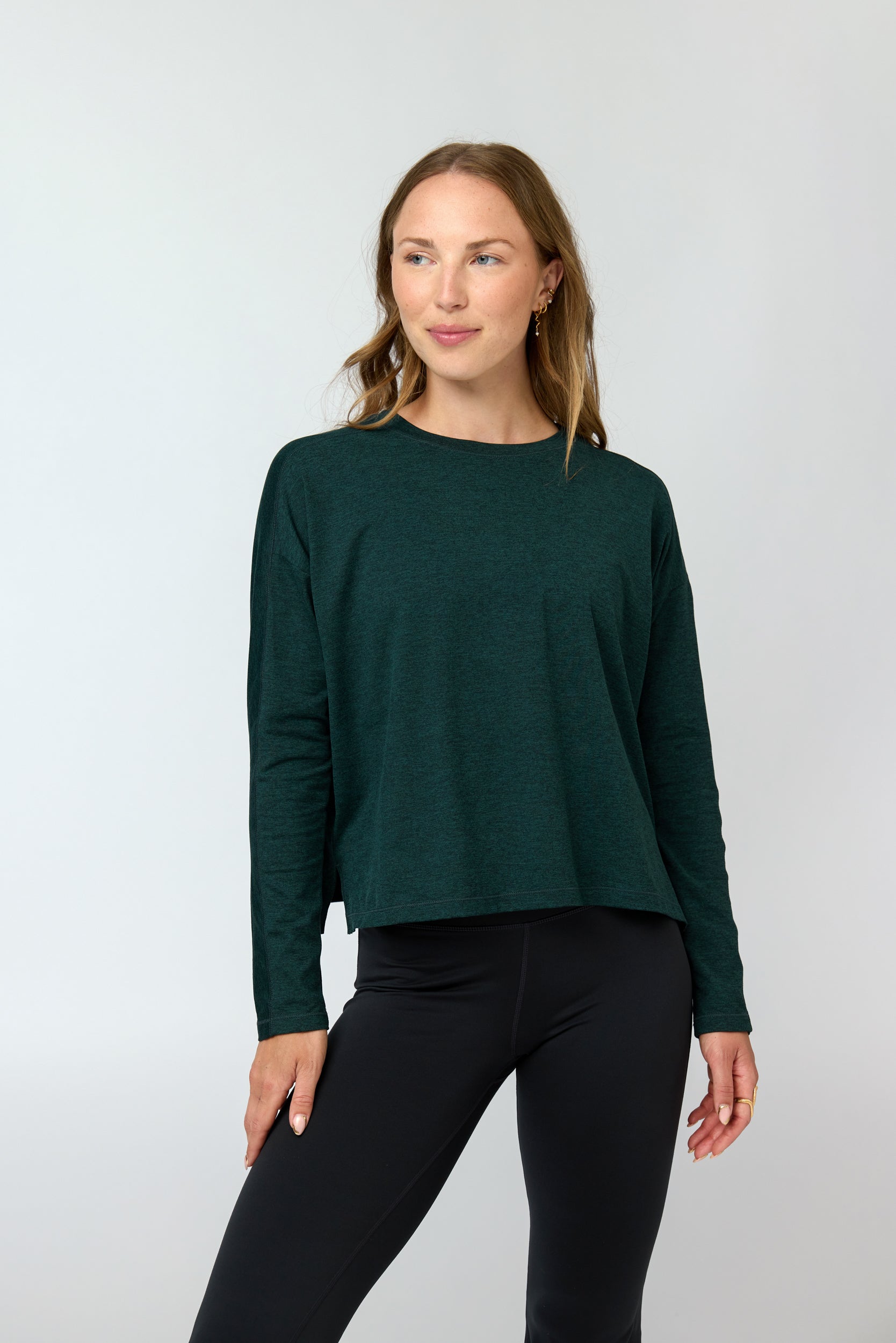Reset Long Sleeve Tee, Moss