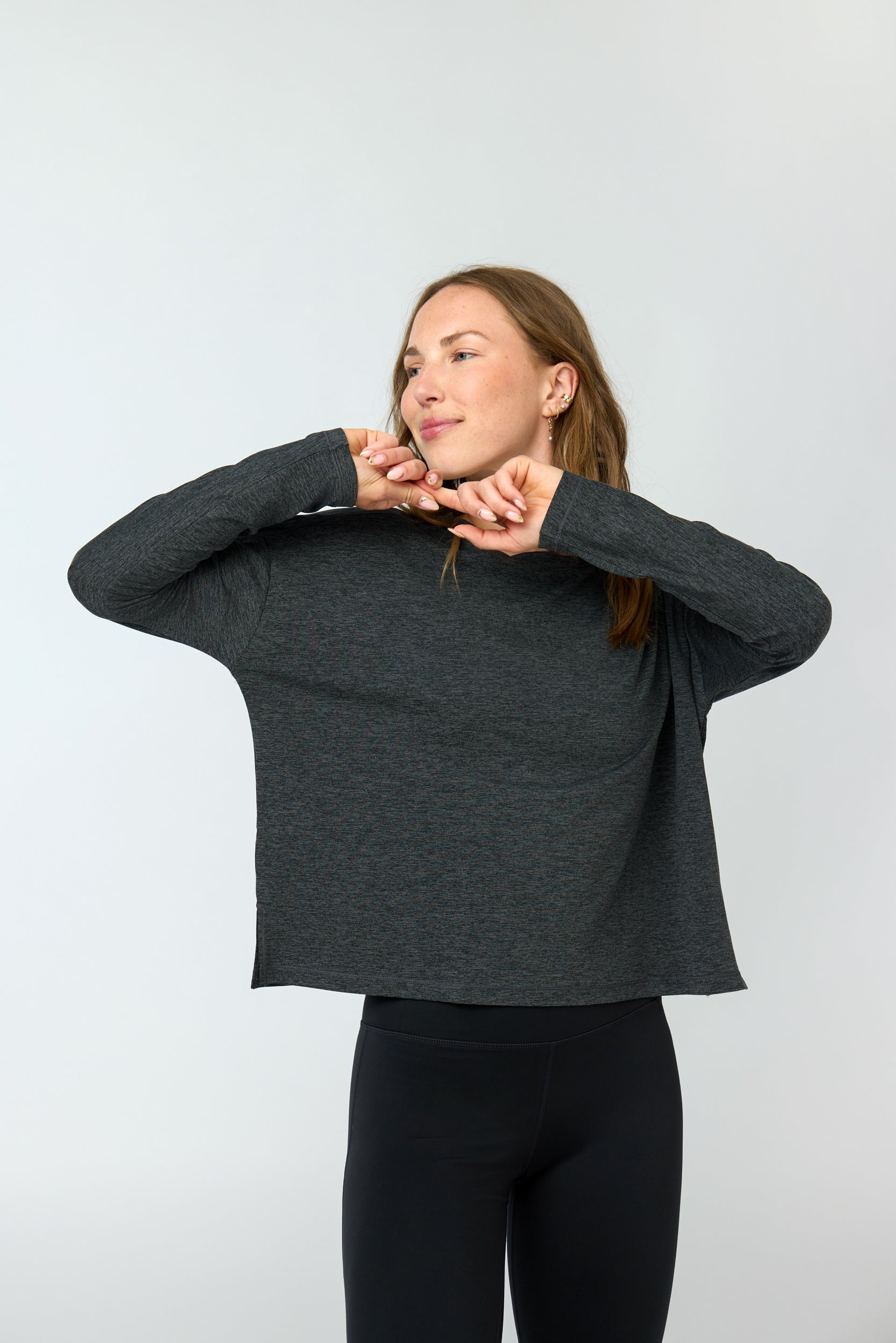 Reset Long Sleeve Tee, Moon