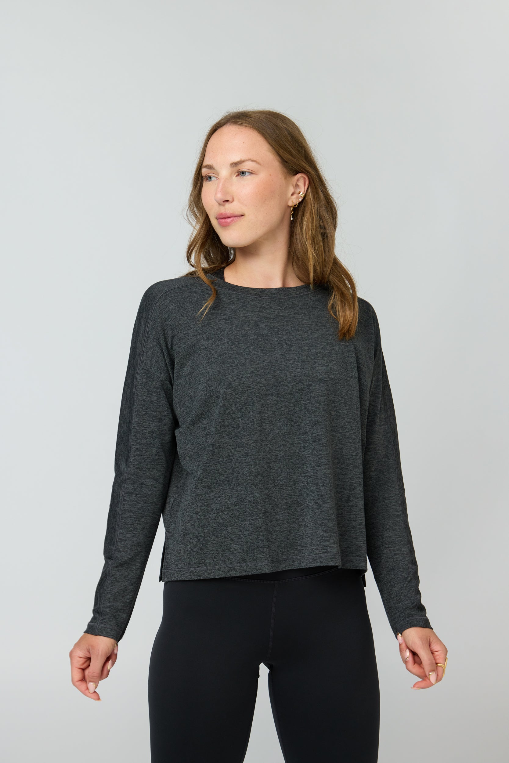 Reset Long Sleeve Tee, Moon