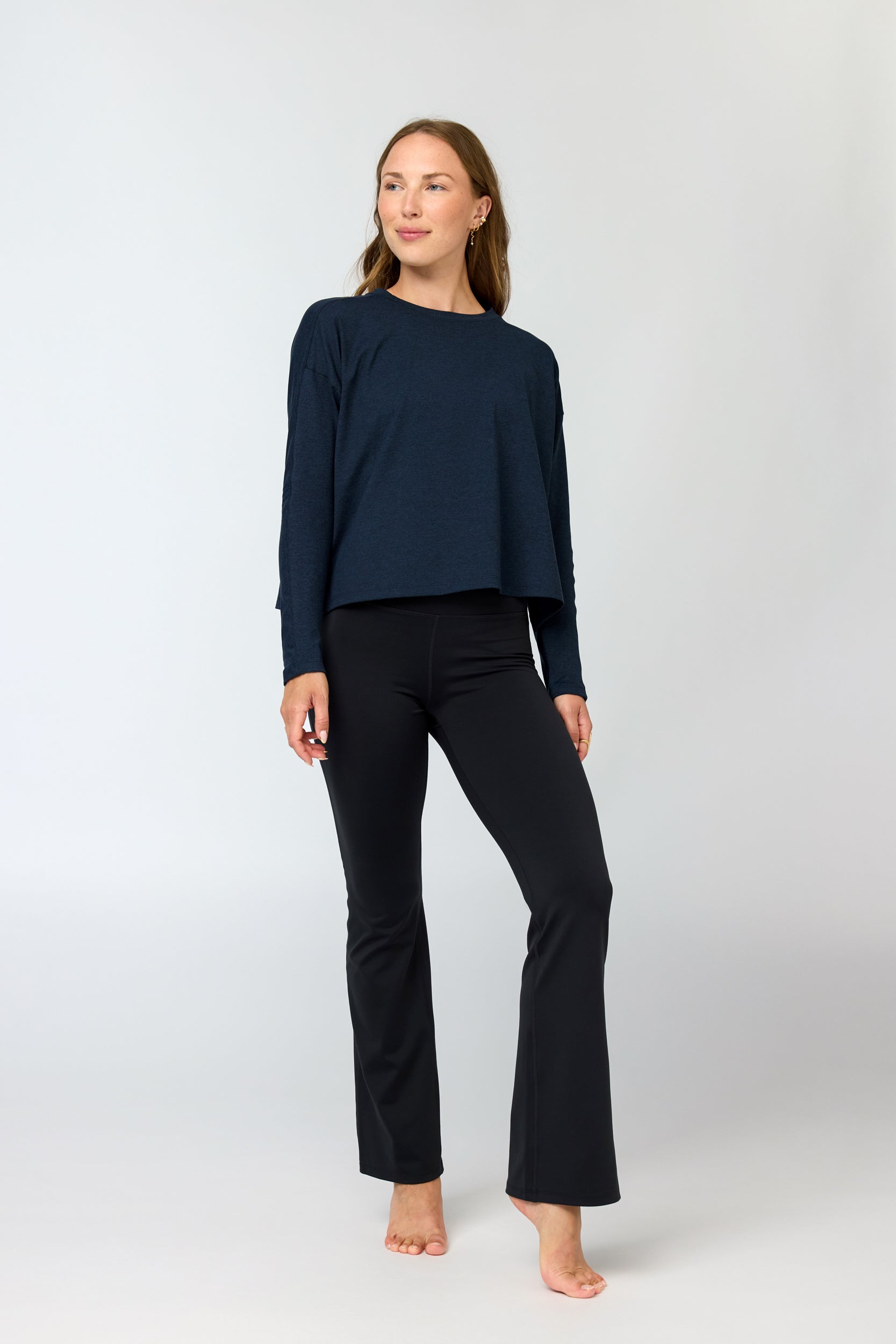 Reset Long Sleeve Tee, Midnight