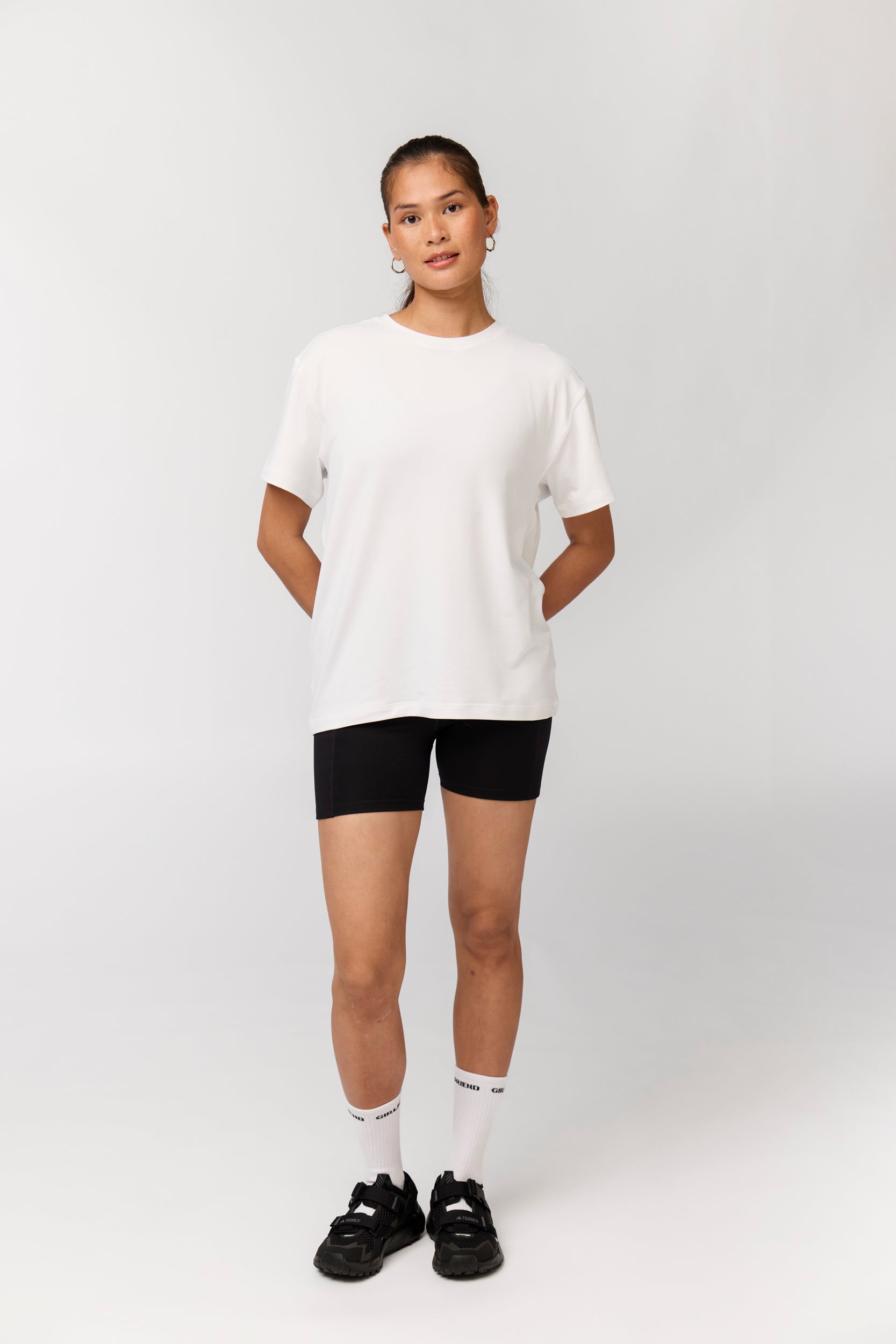 Reset Relaxed Workout Tee, Bright White