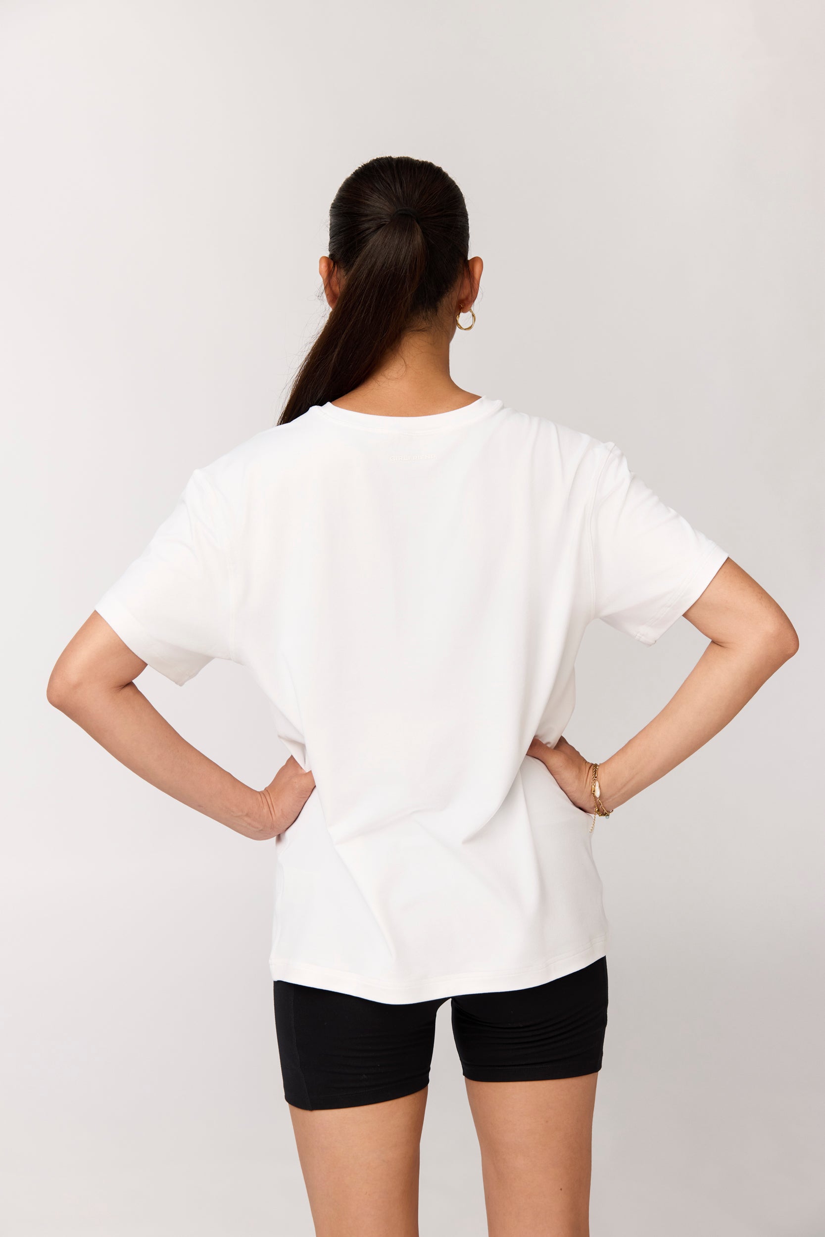 Reset Relaxed Workout Tee, Bright White