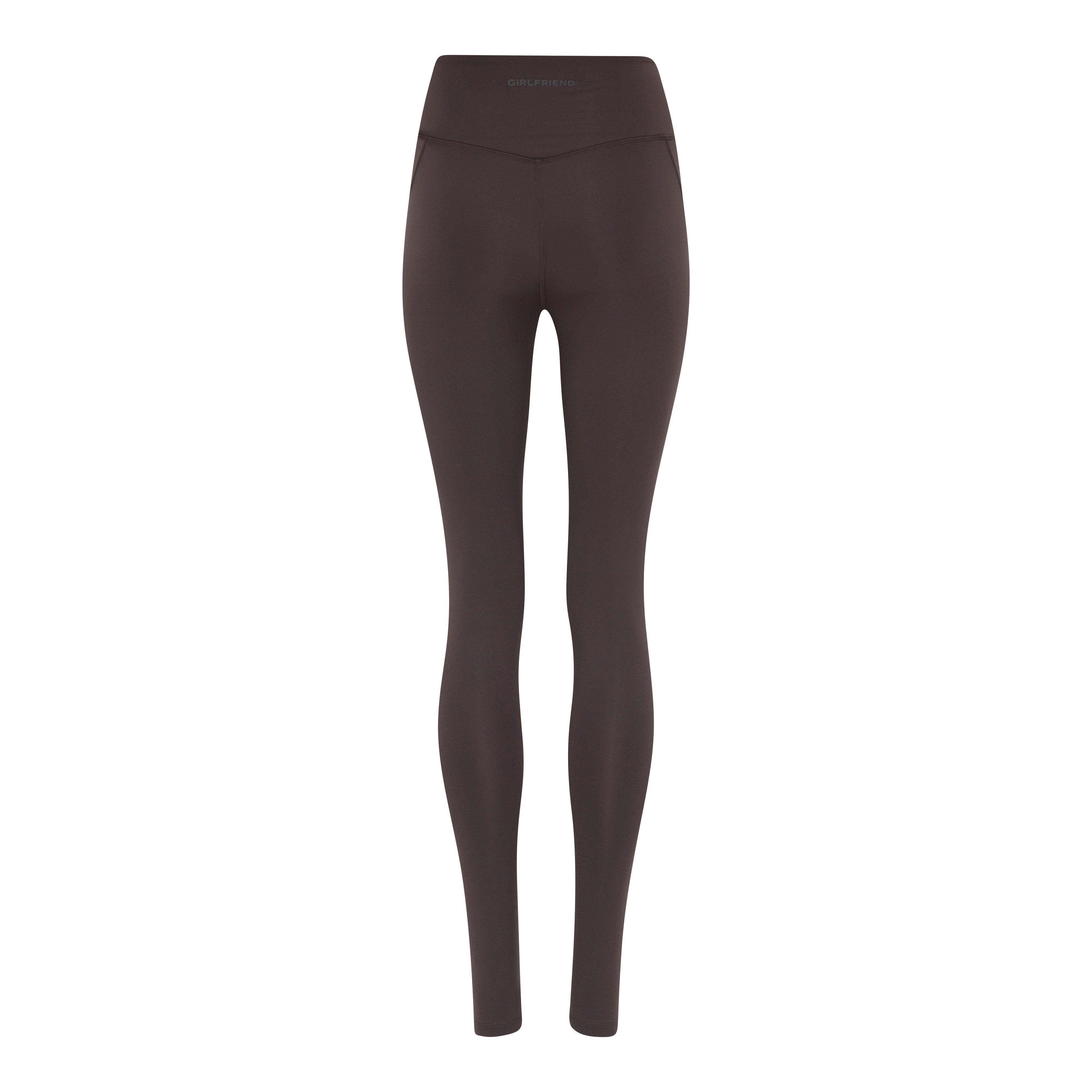 Compressive High-Rise Legging, Long, Driftwood
