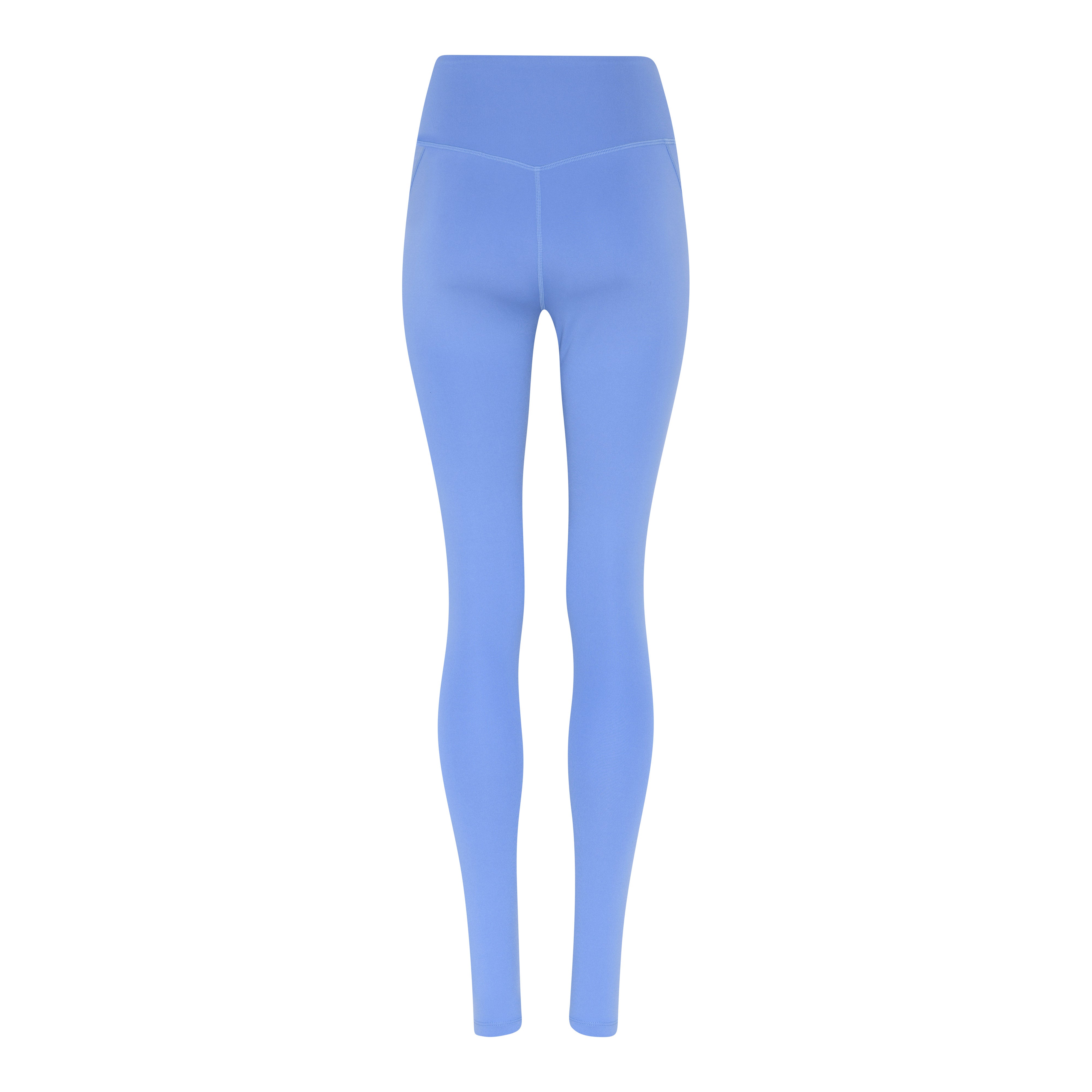 Compressive High-Rise Legging, Long, Periwinkle