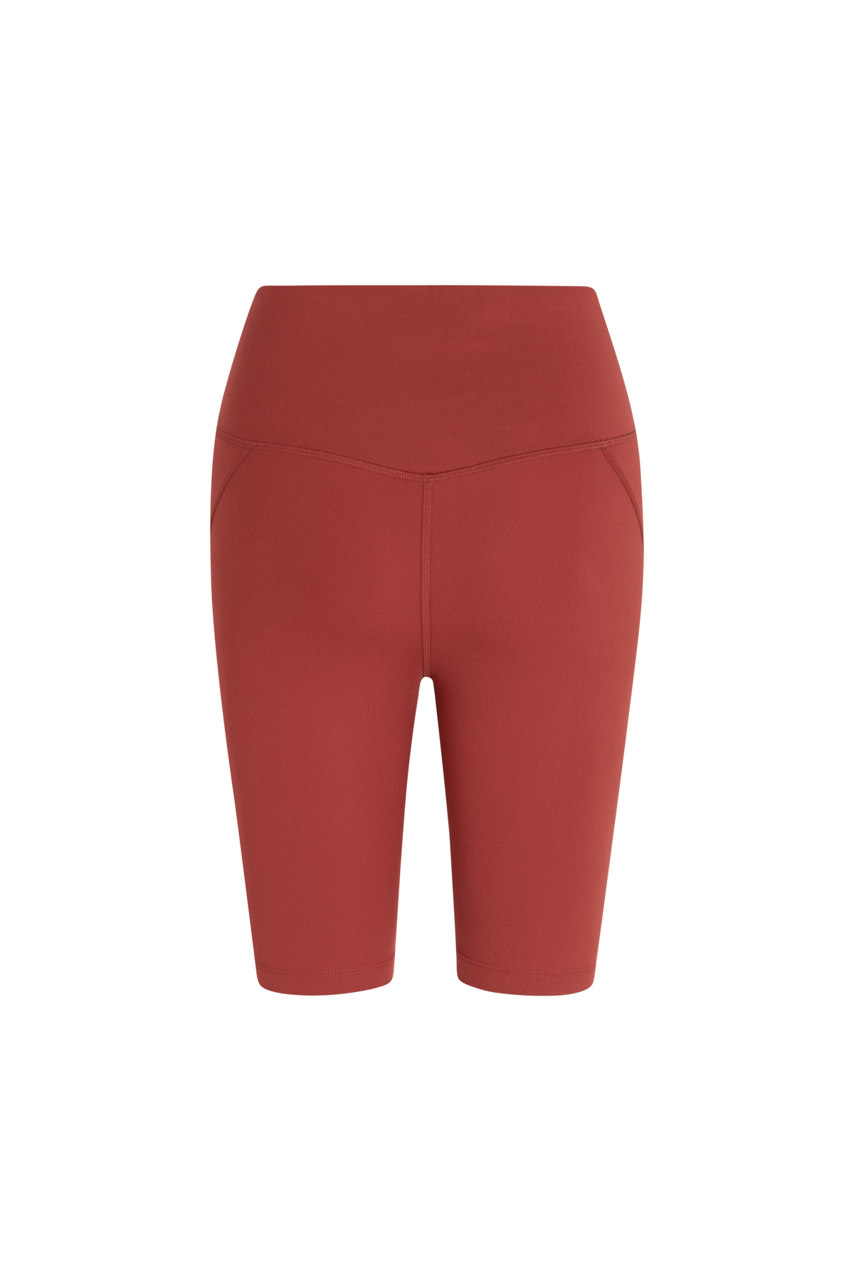 Compressive High-Rise Bike Shorts, Ember