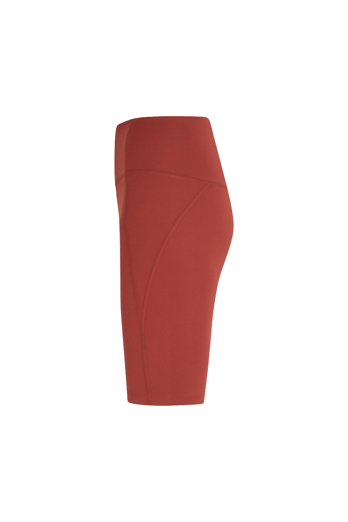 Compressive High-Rise Bike Shorts, Ember