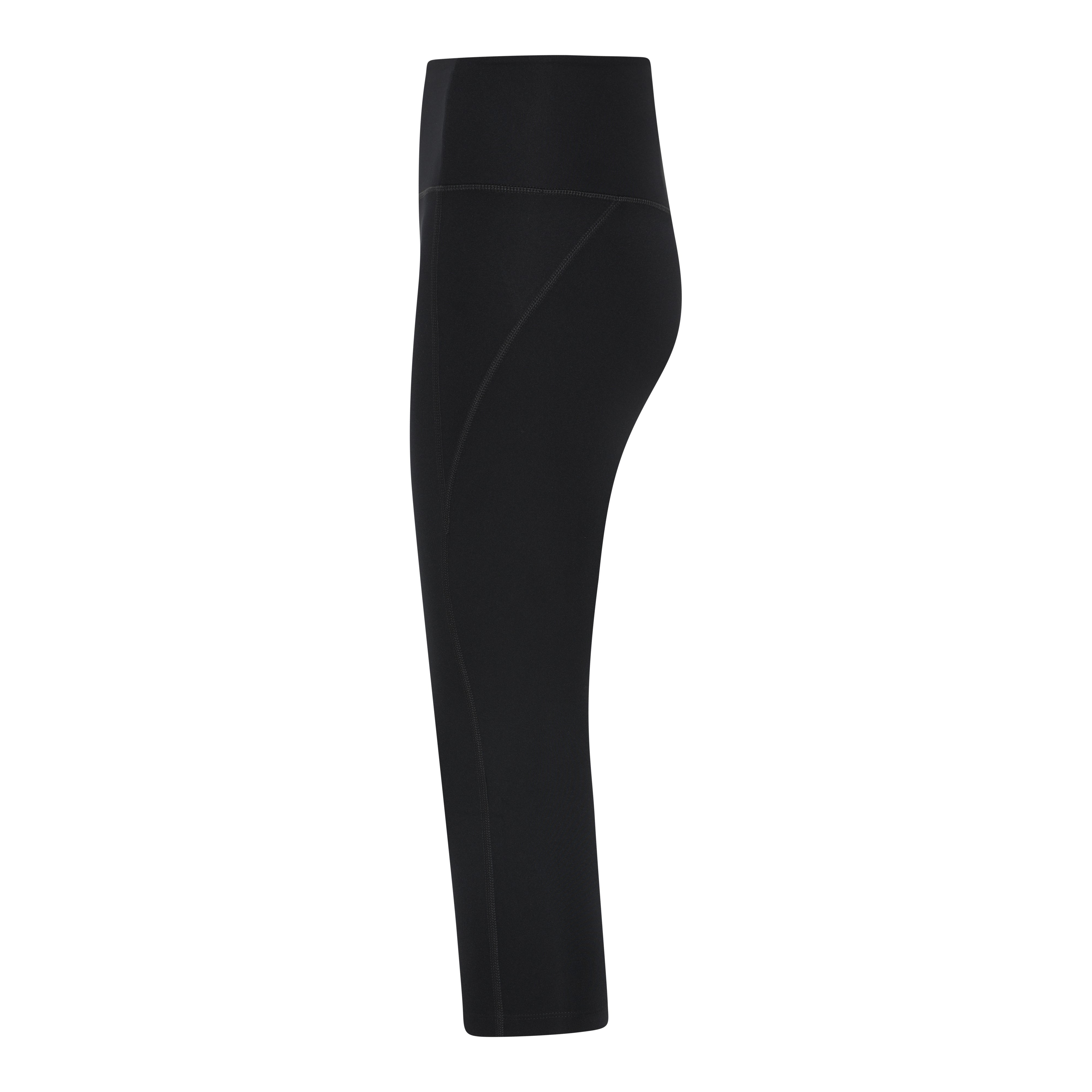 Compressive High-Rise Legging, Capri, Black