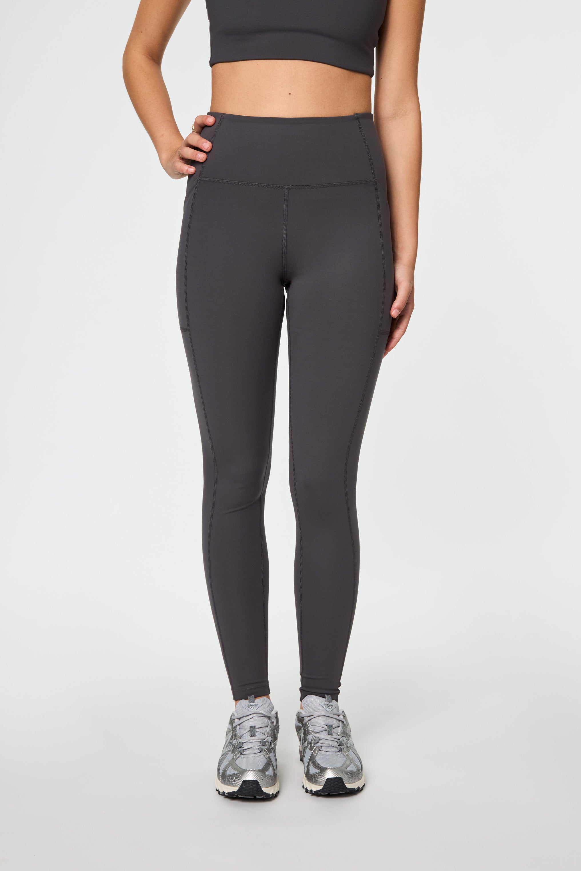 Pocket High-Rise Legging, Long, Moon