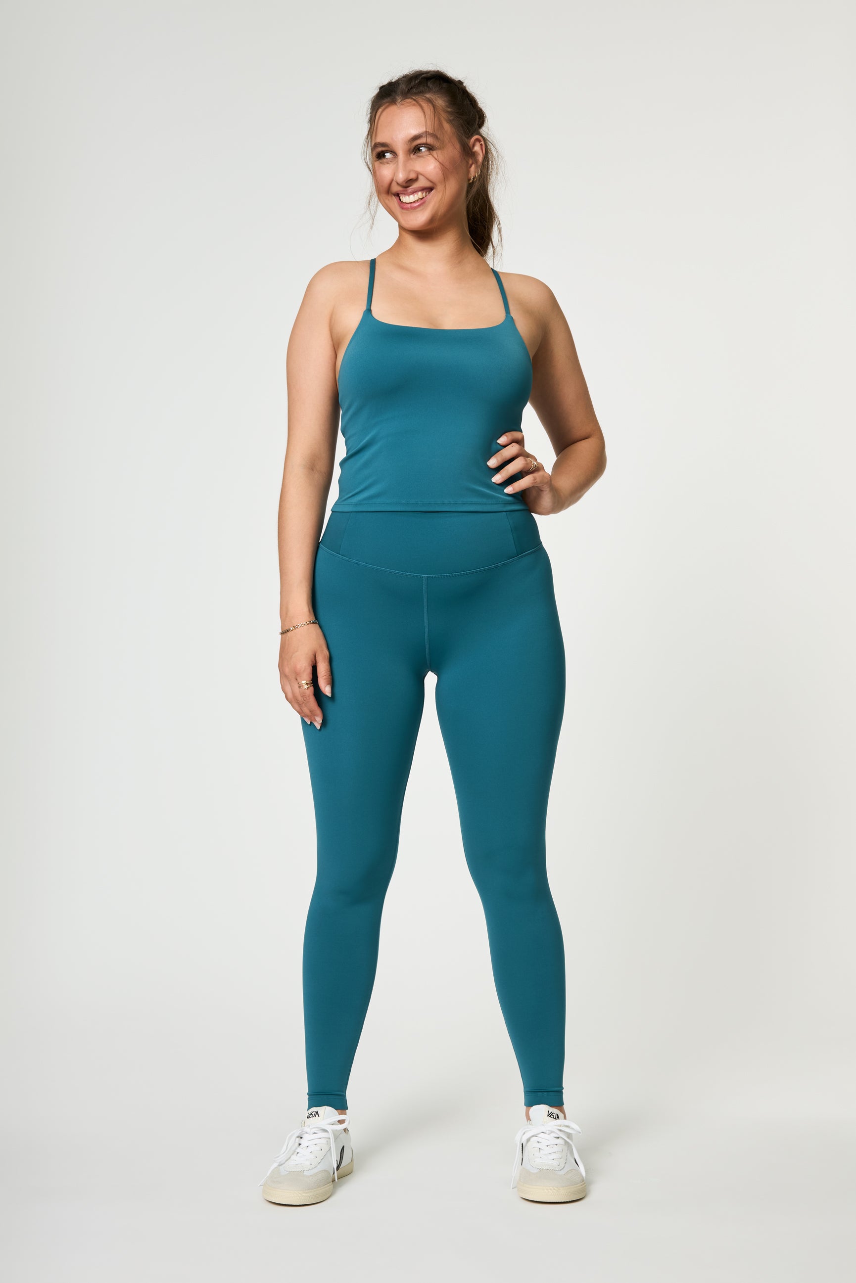 Float High-Rise Legging, Long, Dark Ixia