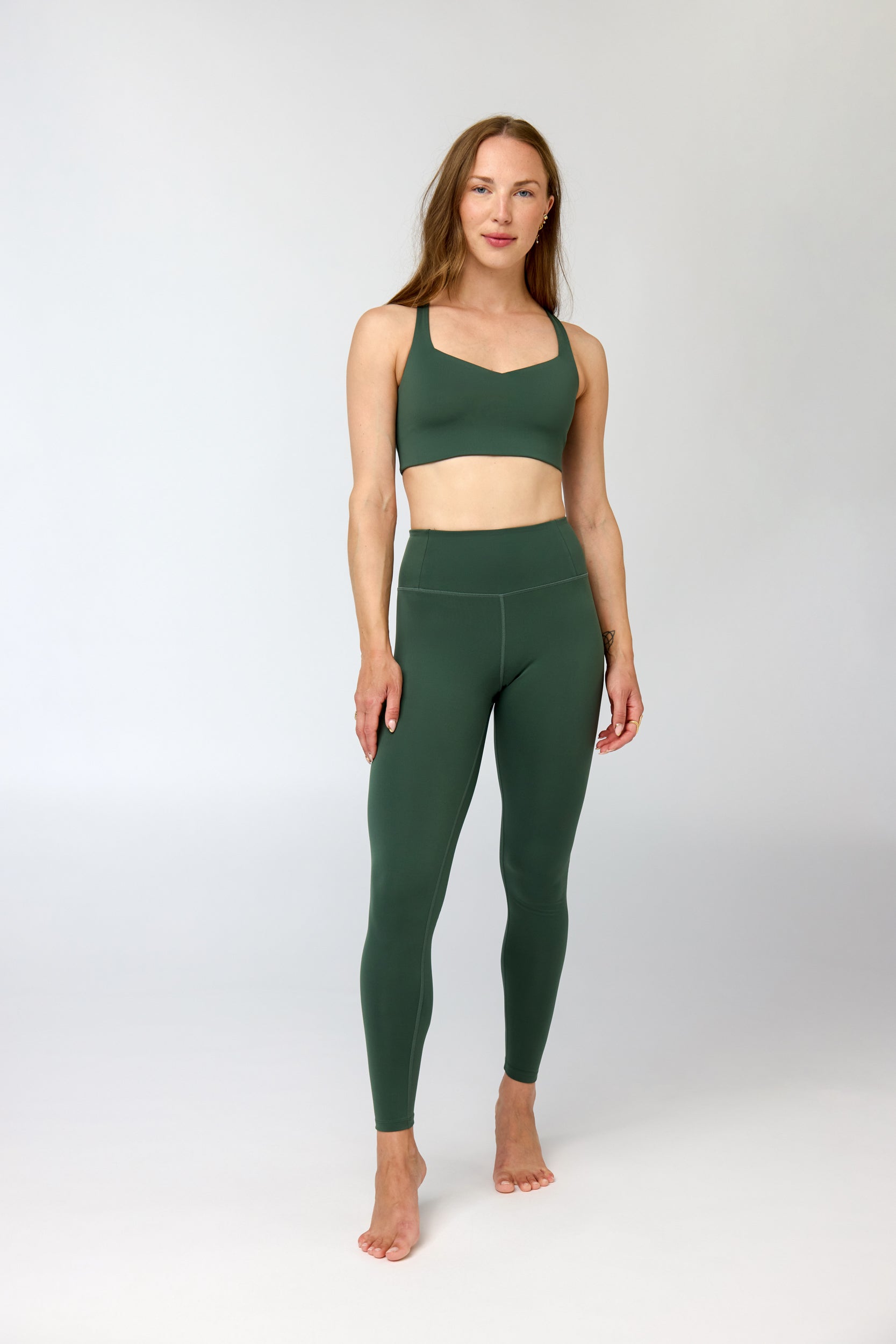 Float High-Rise Legging, Long, Jungle