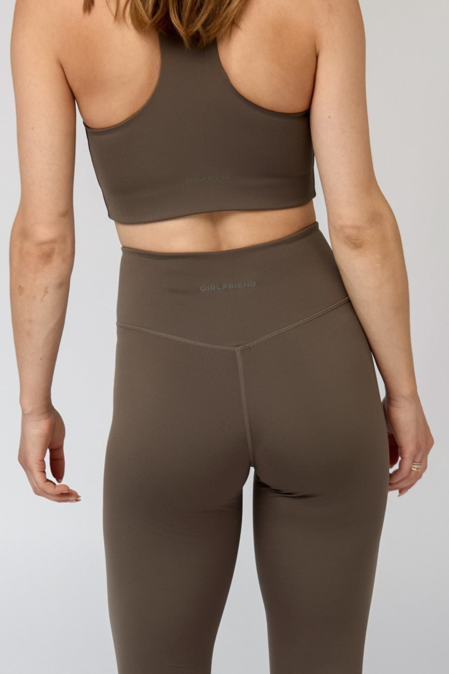 Float High-Rise Legging, Long, Mink