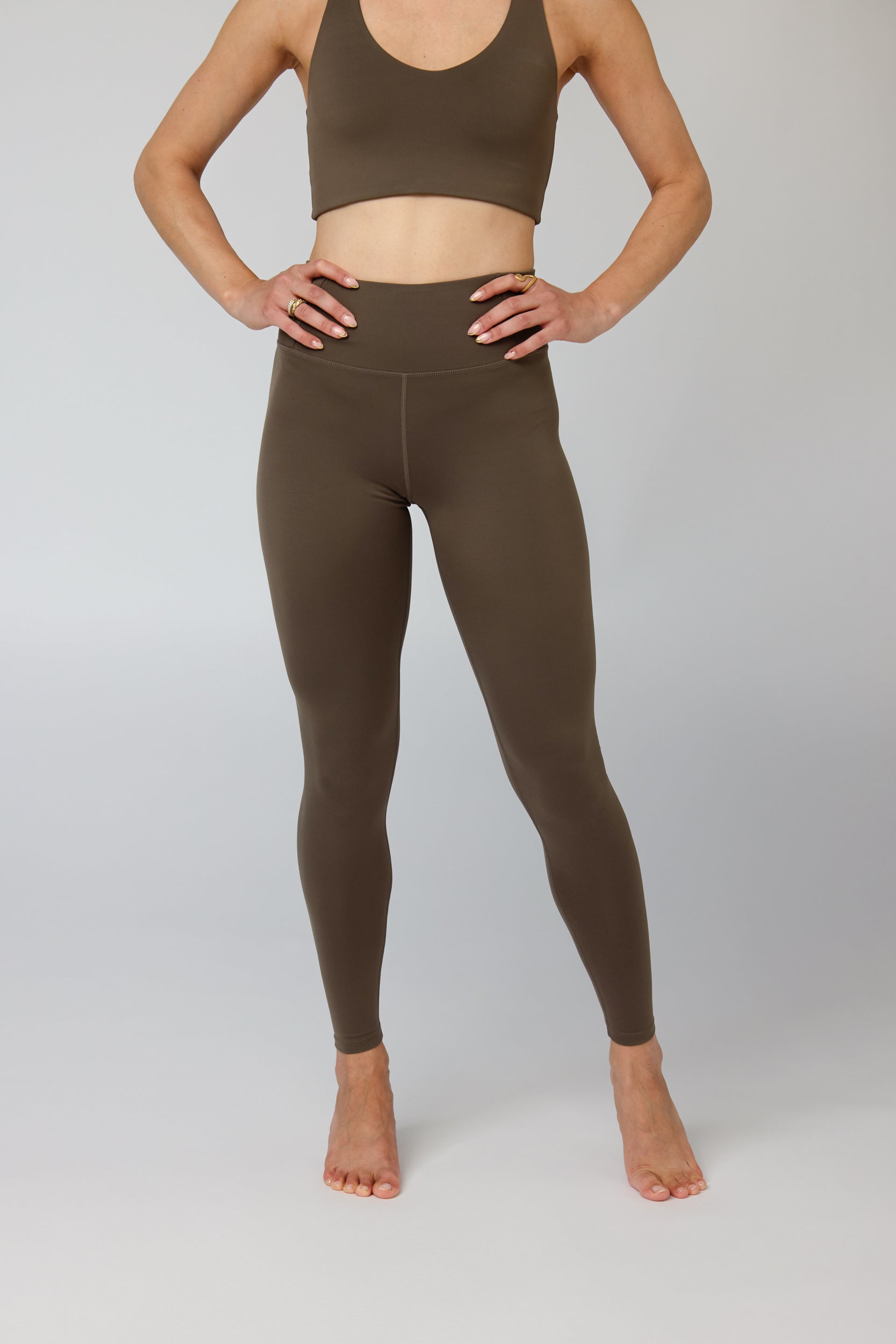 Float High-Rise Legging, Long, Mink
