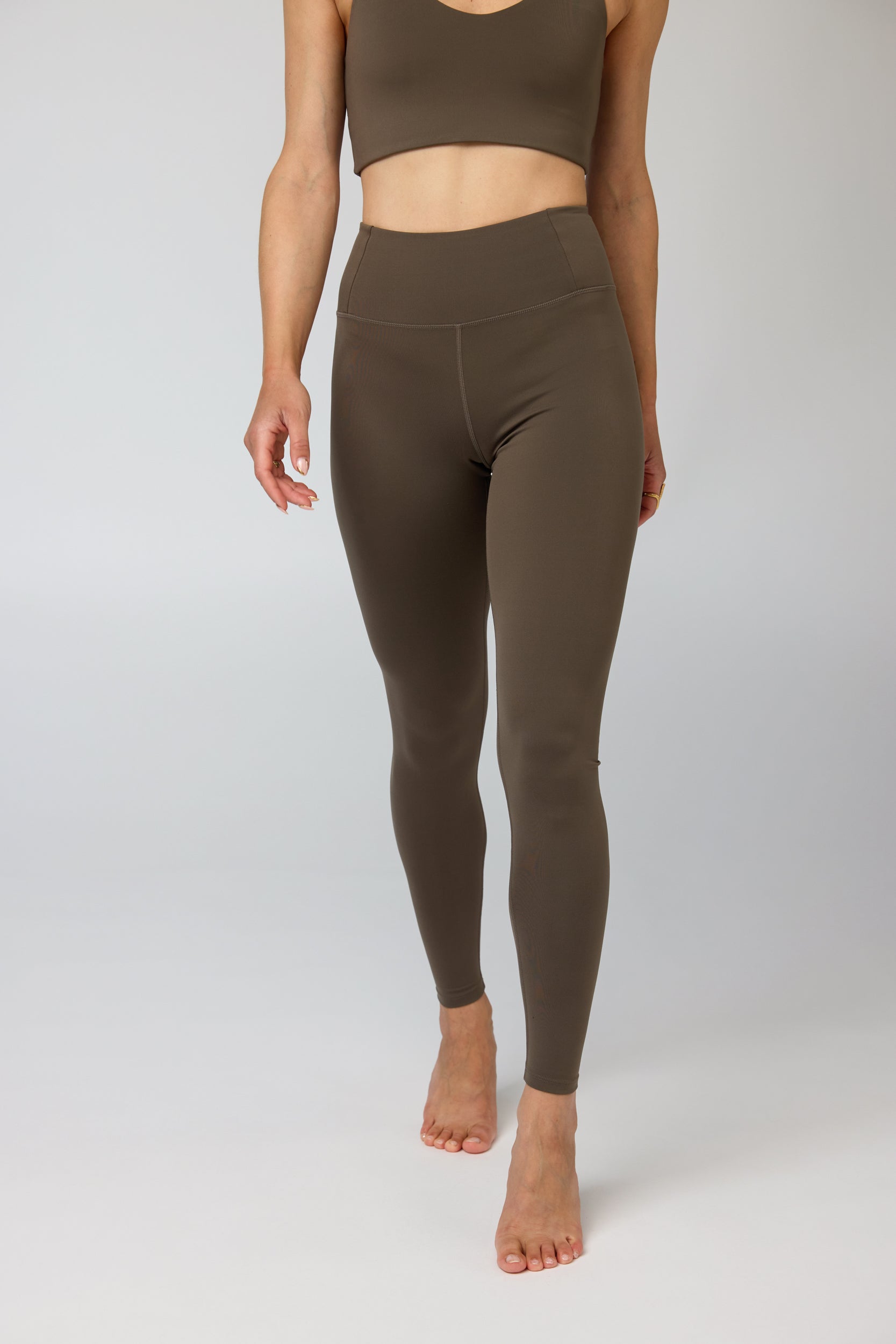Float High-Rise Legging, Long, Mink