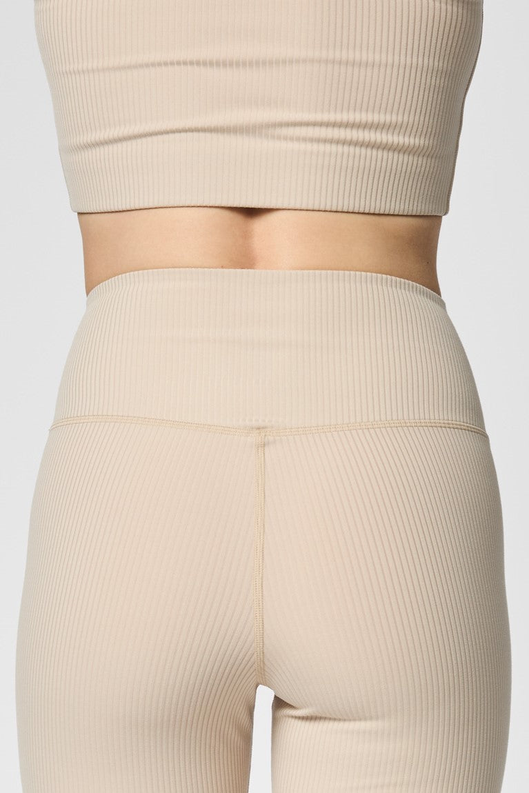 Rib High-Rise Legging, Long, Feather