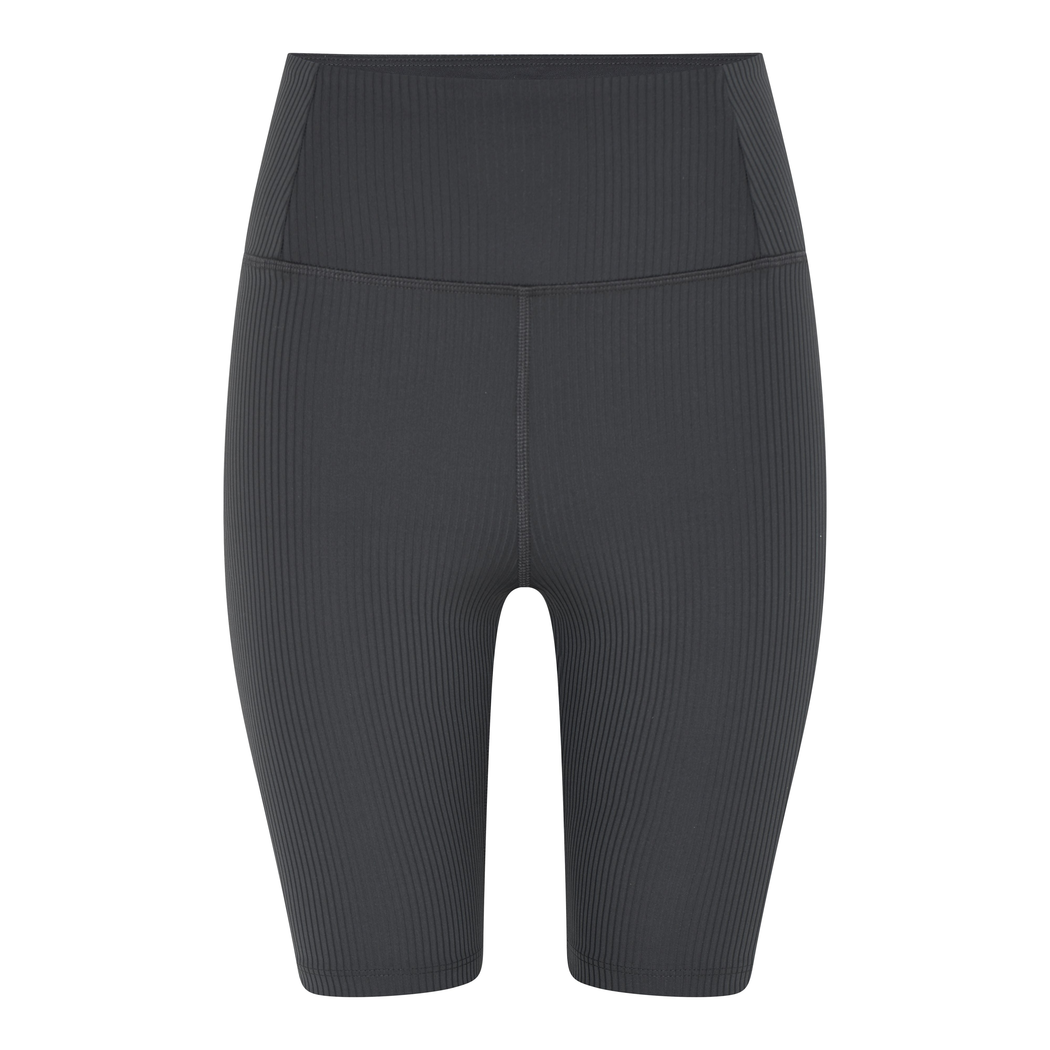 Rib Bike Shorts, Black