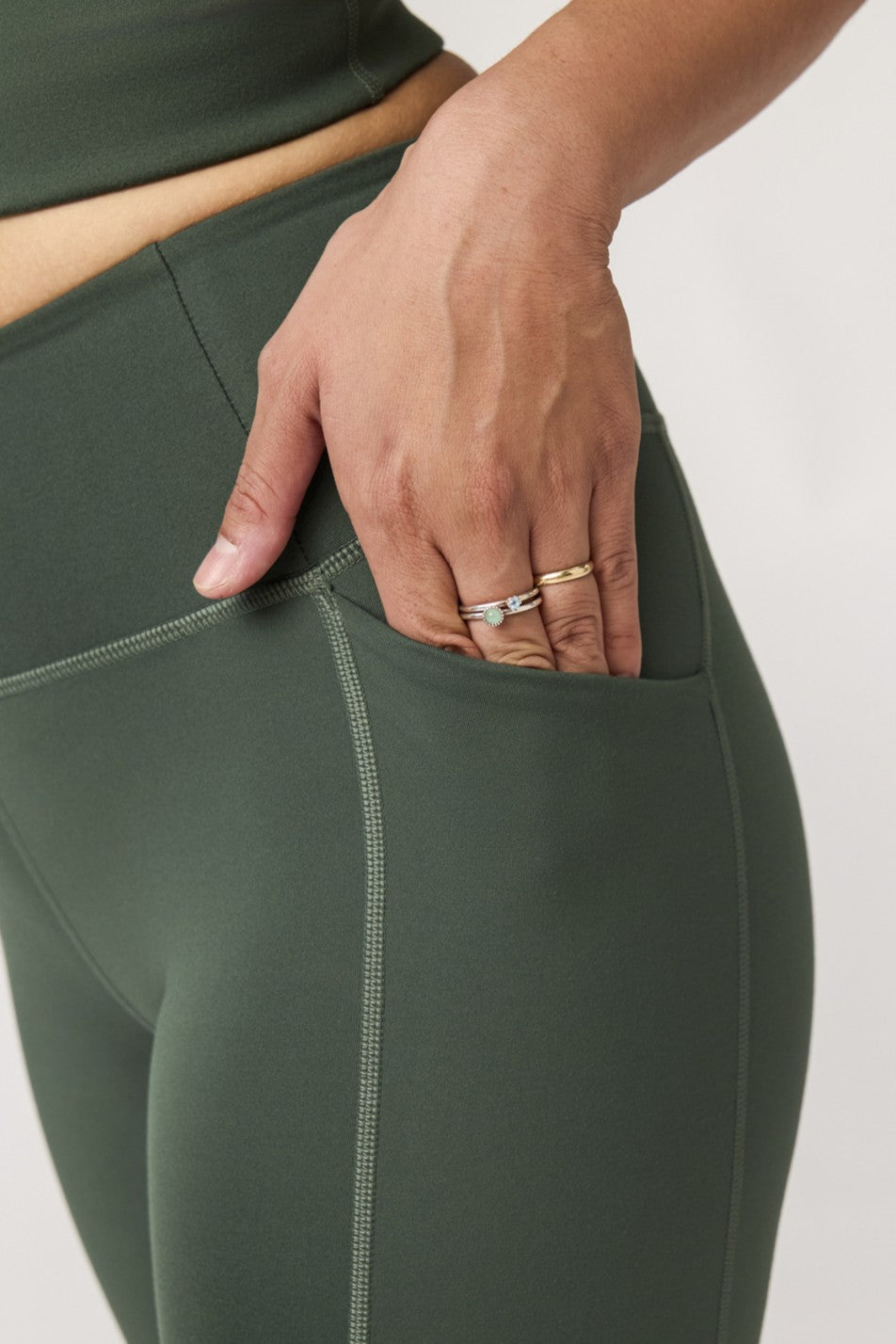 Pocket High-Rise Run Shorts, Jungle