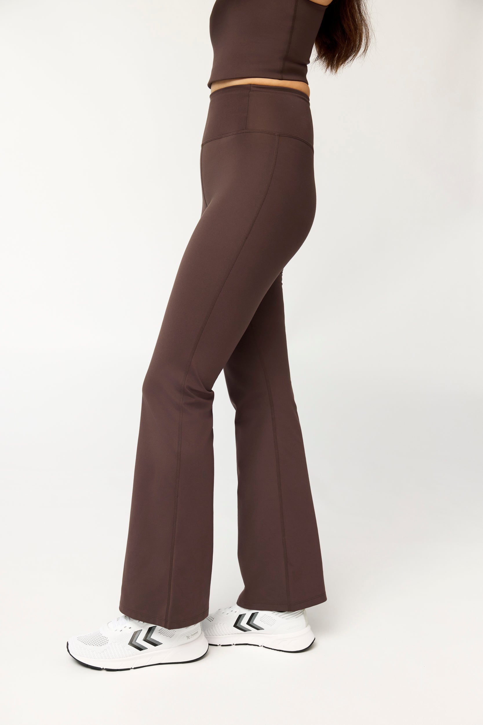 Compressive Flare Legging, Driftwood