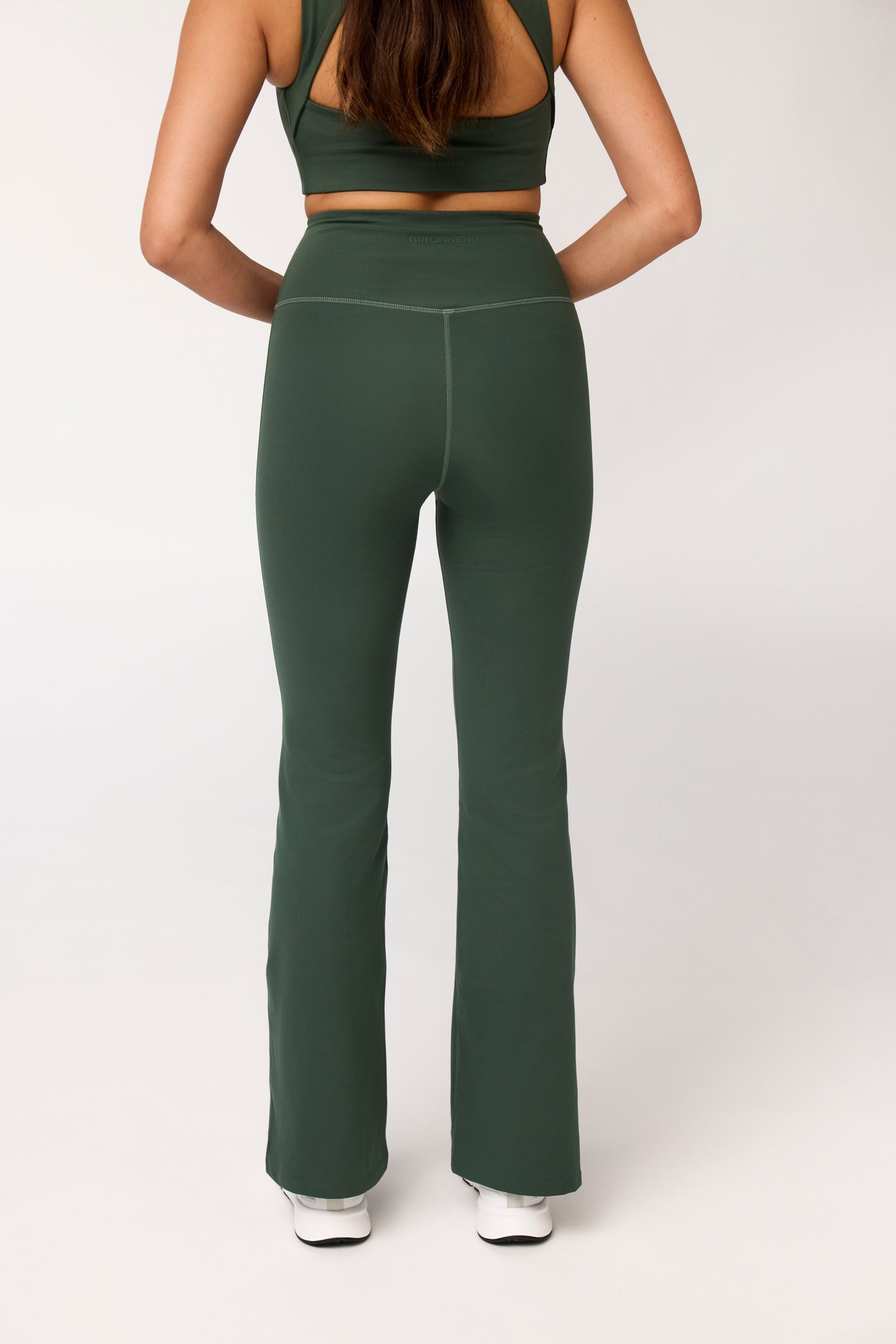 Compressive Flare Legging, Jungle