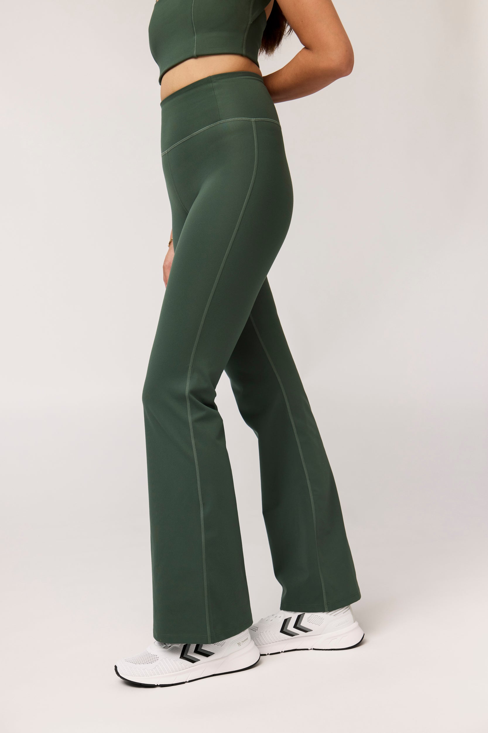 Compressive Flare Legging, Jungle