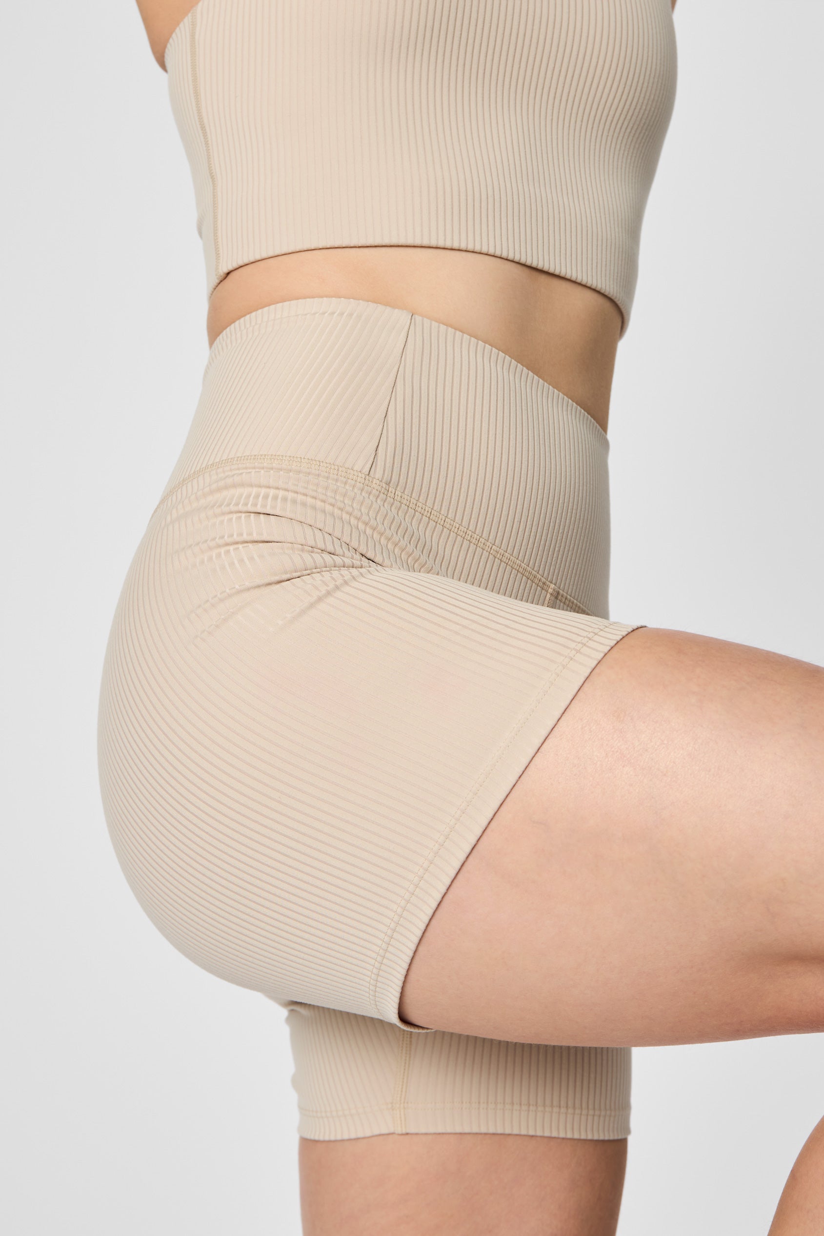 Rib Run Shorts, Feather