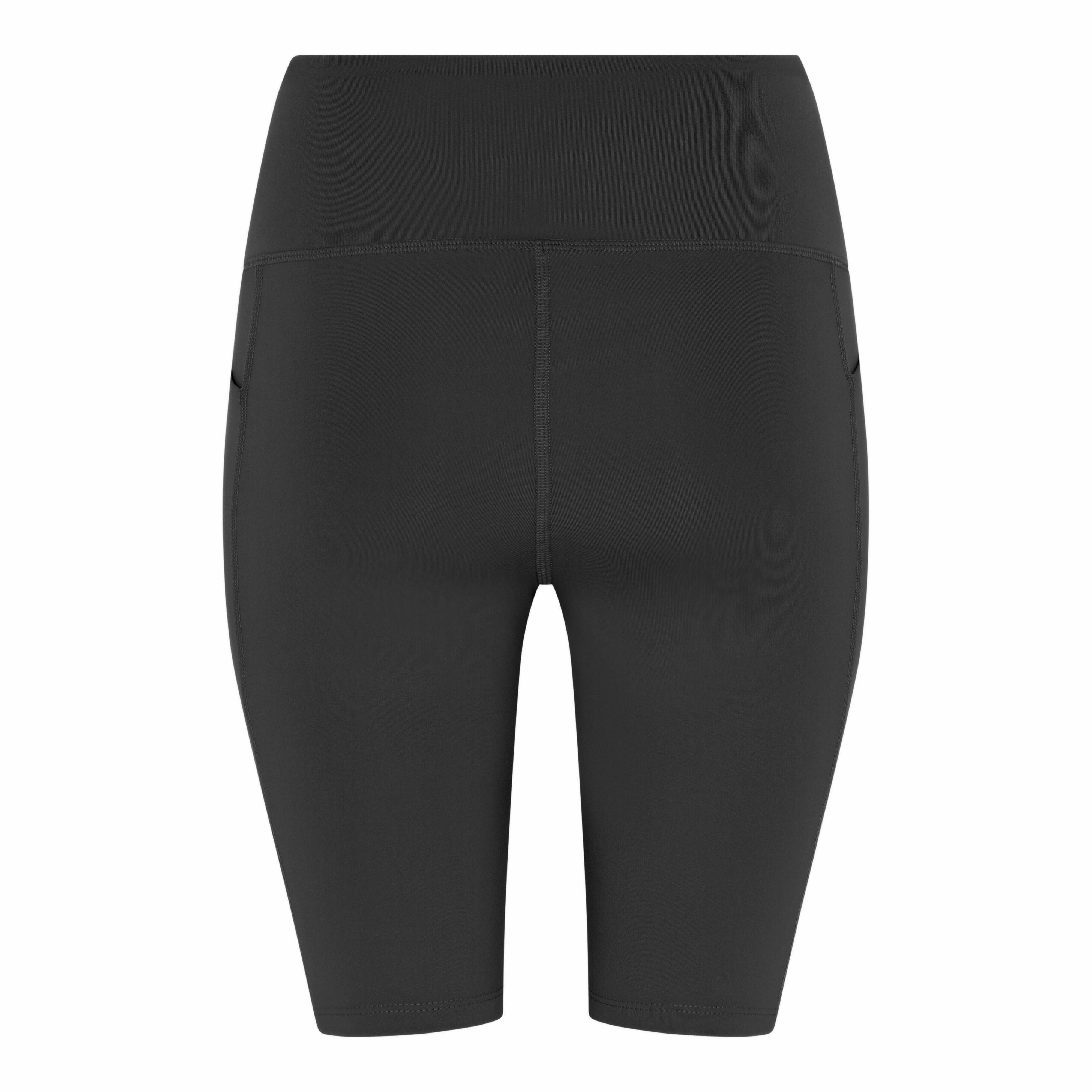 Pocket High-Rise Bike Shorts, Black