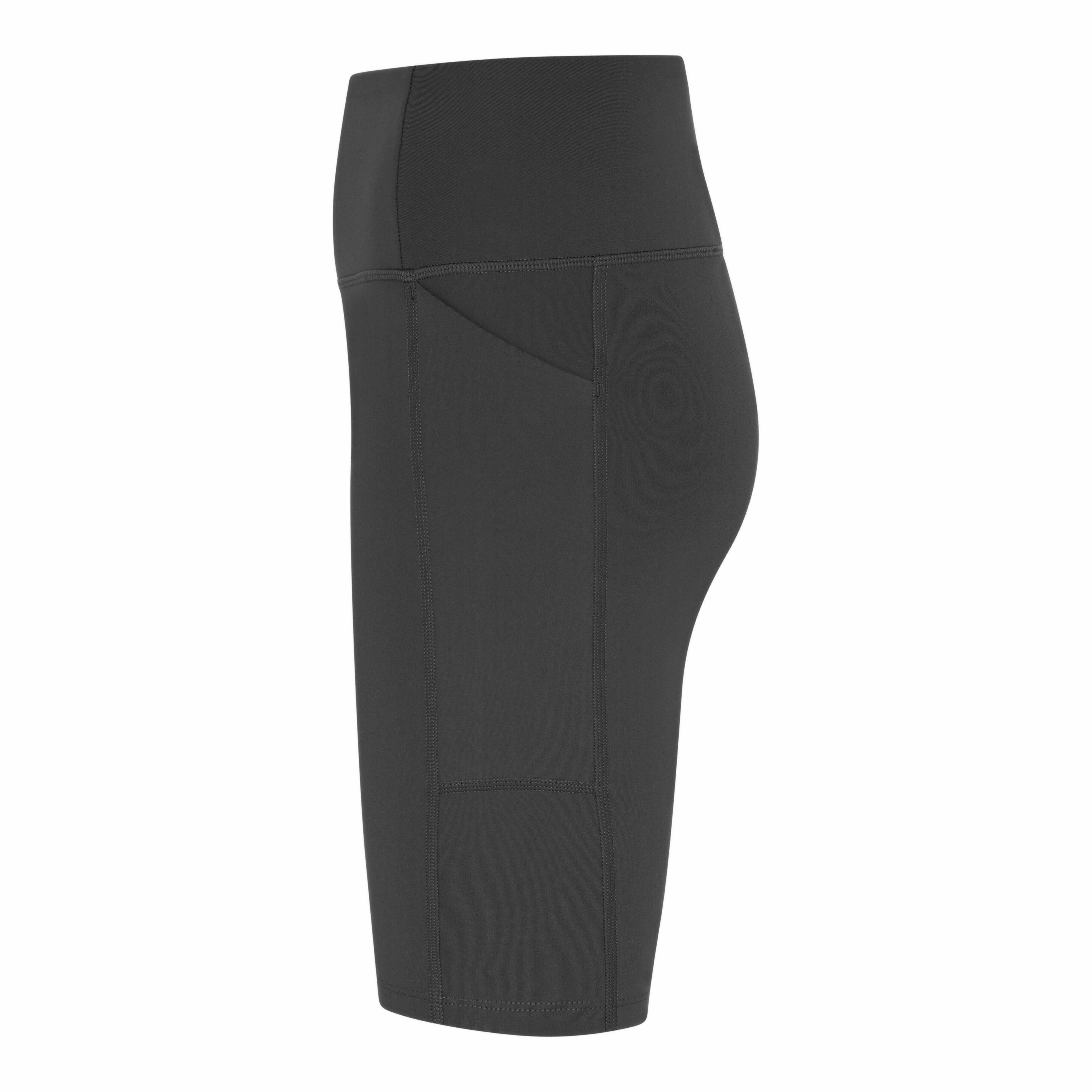 Pocket High-Rise Bike Shorts, Black