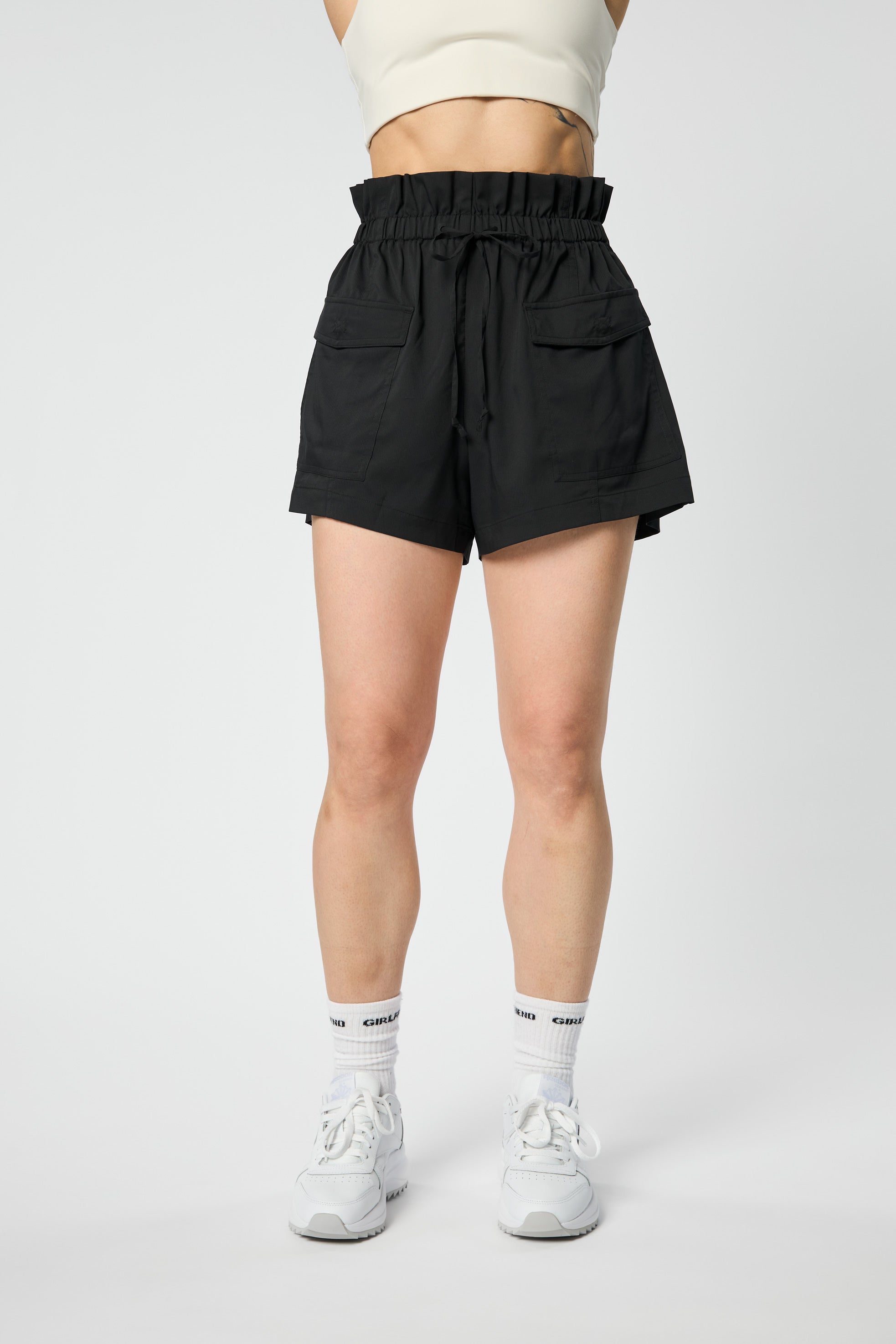 Cora Pocket Shorts, Black