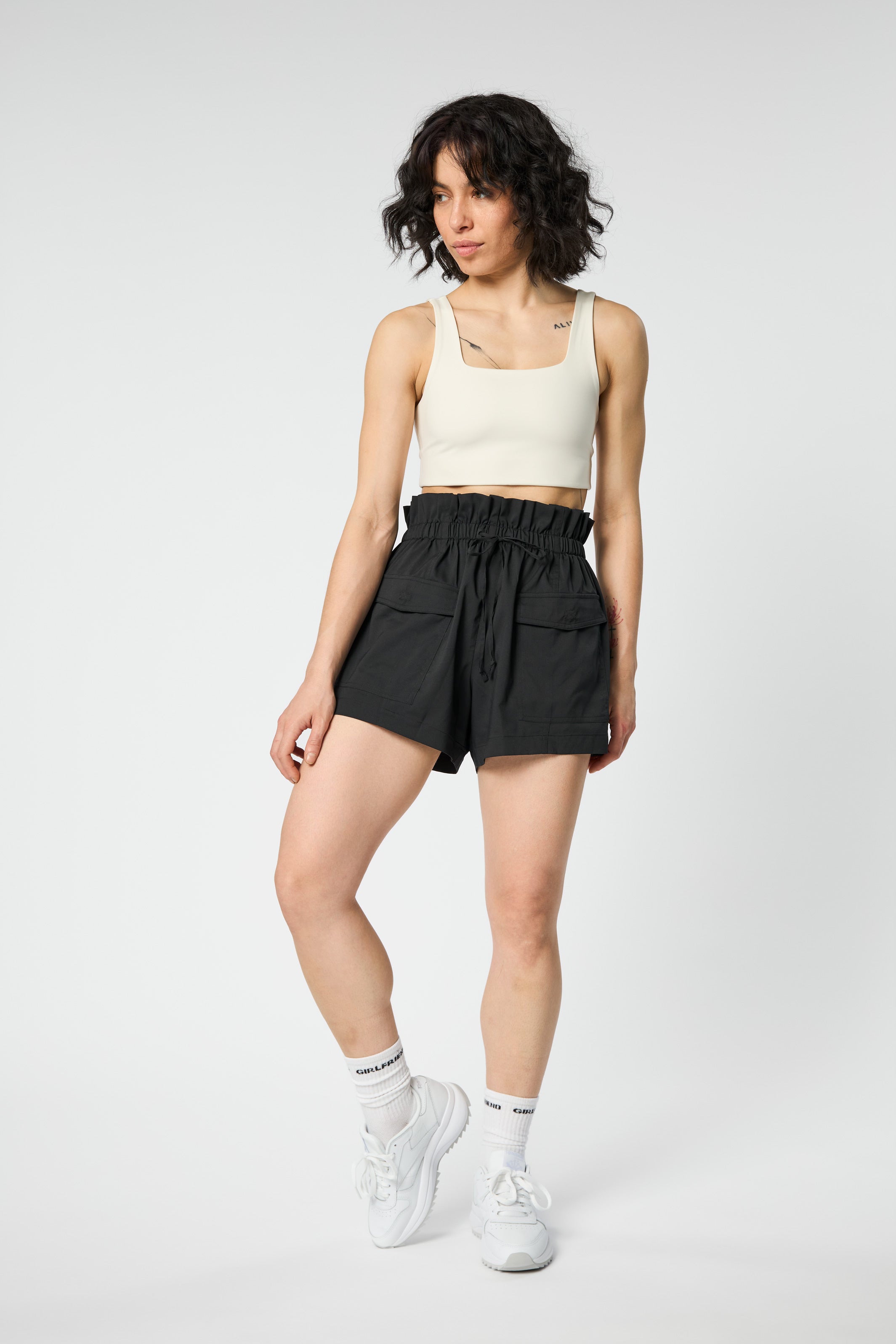 Cora Pocket Shorts, Black