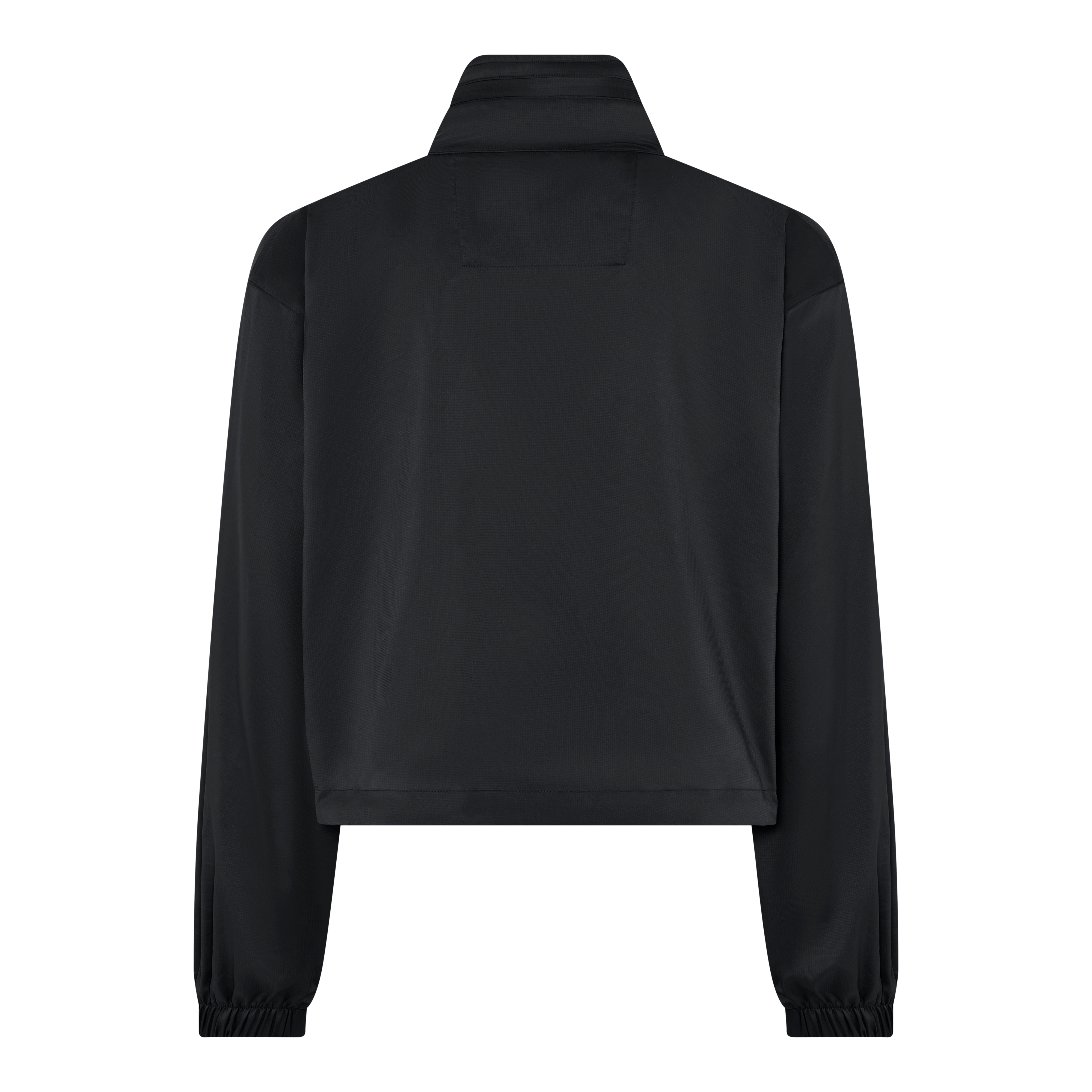 Hummingbird Windbreaker, Half Zip, Black
