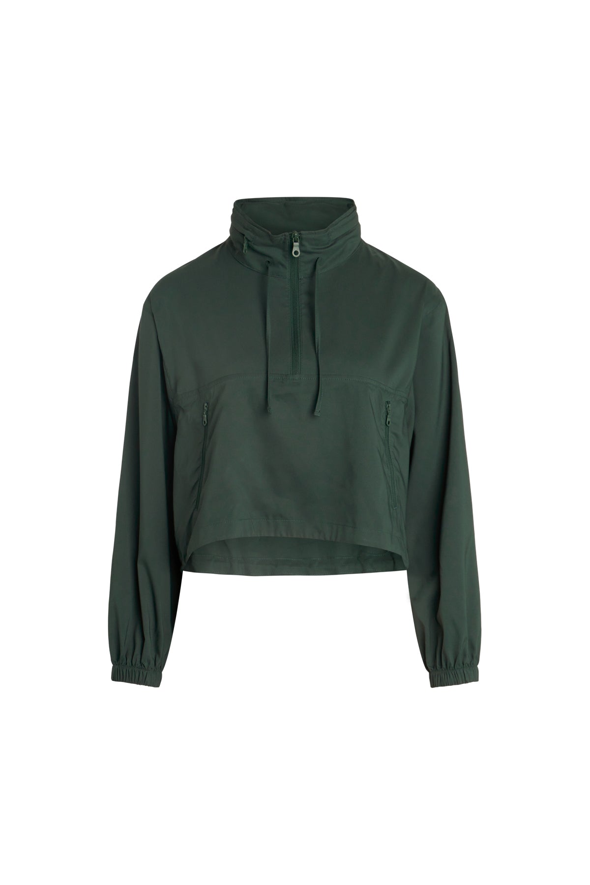 Hummingbird Windbreaker, Half Zip, Moss