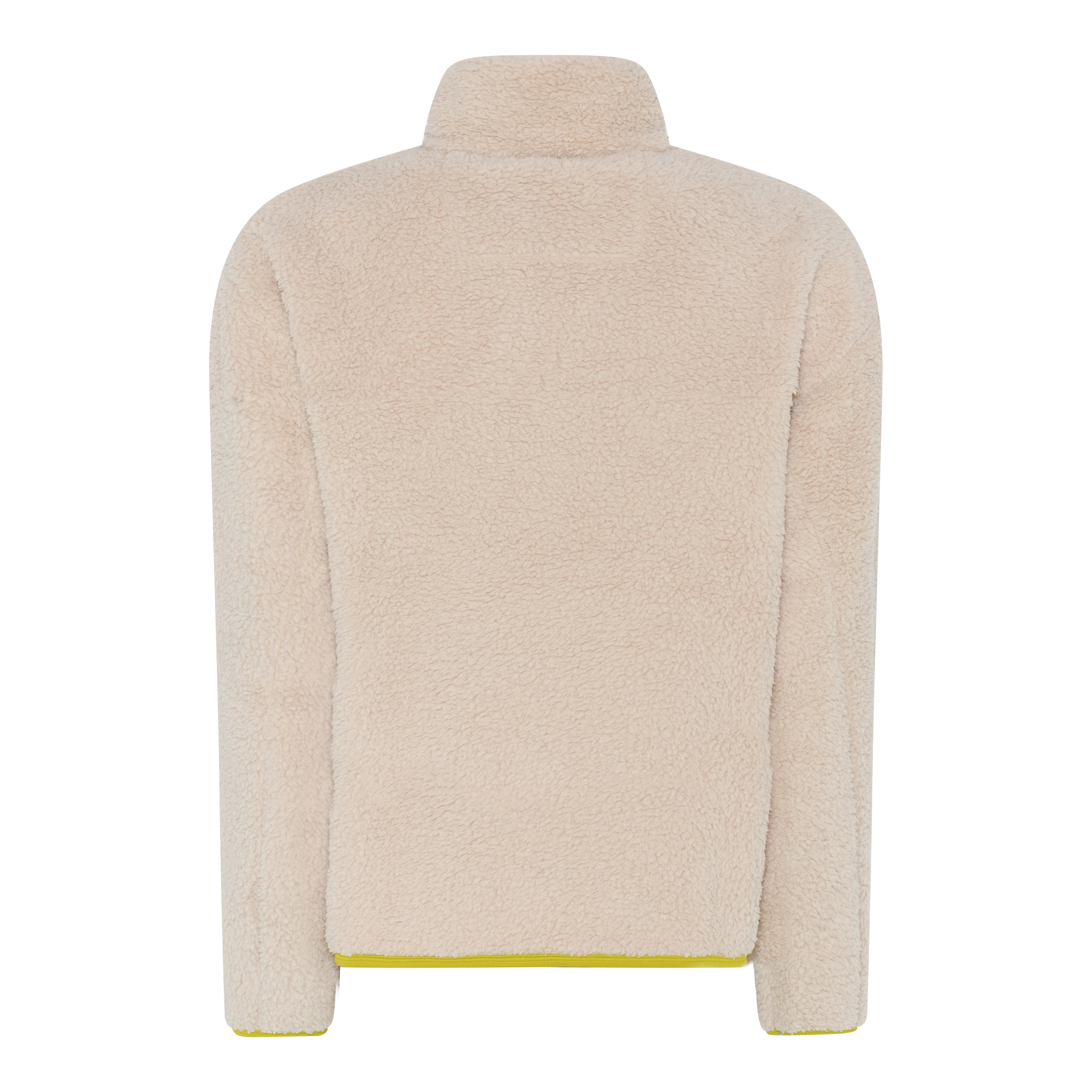 Recycled Fleece Jacket, Full Zip, Cream