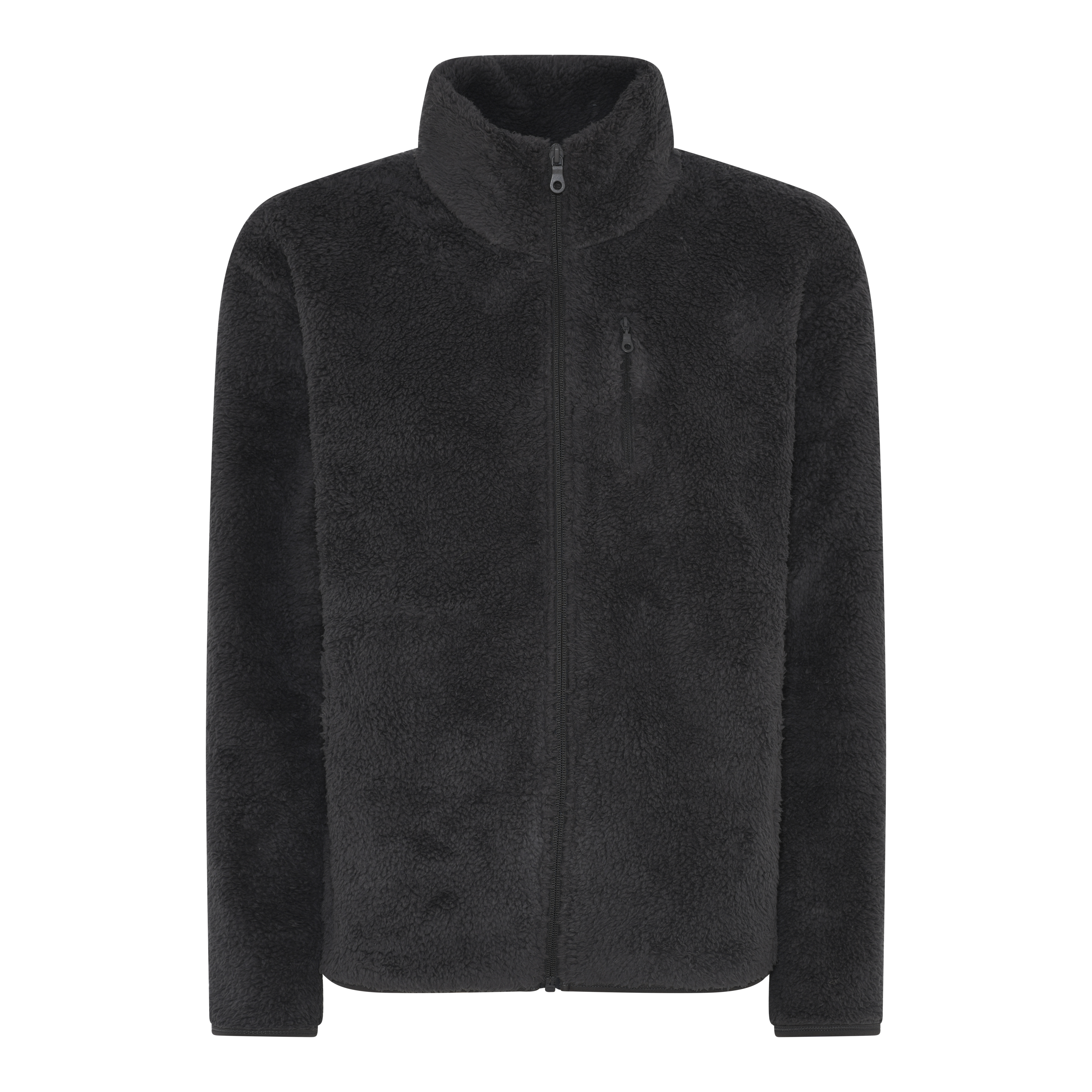Recycled Fleece Jacket, Full Zip, Moon