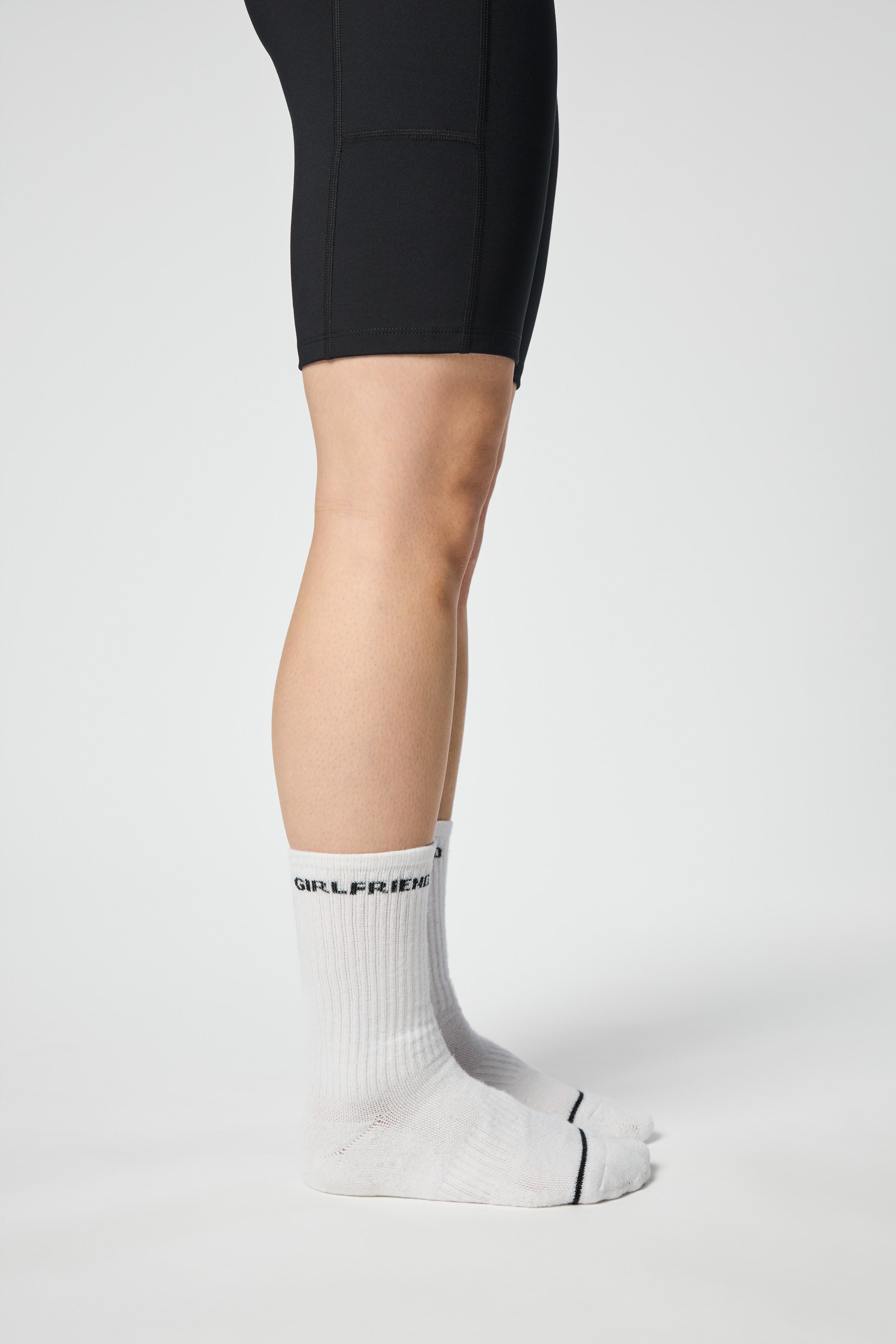 3-Pack Girlfriend Crew Sock, White