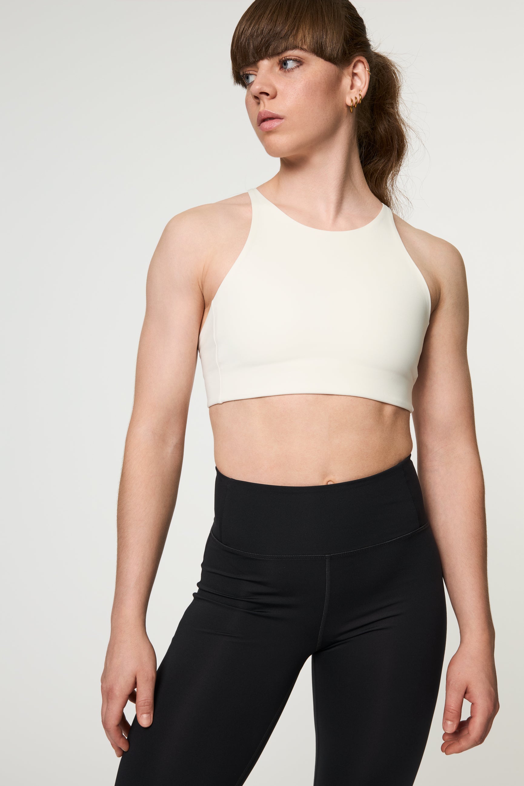 Topanga Bra, Cross-Back, Ivory